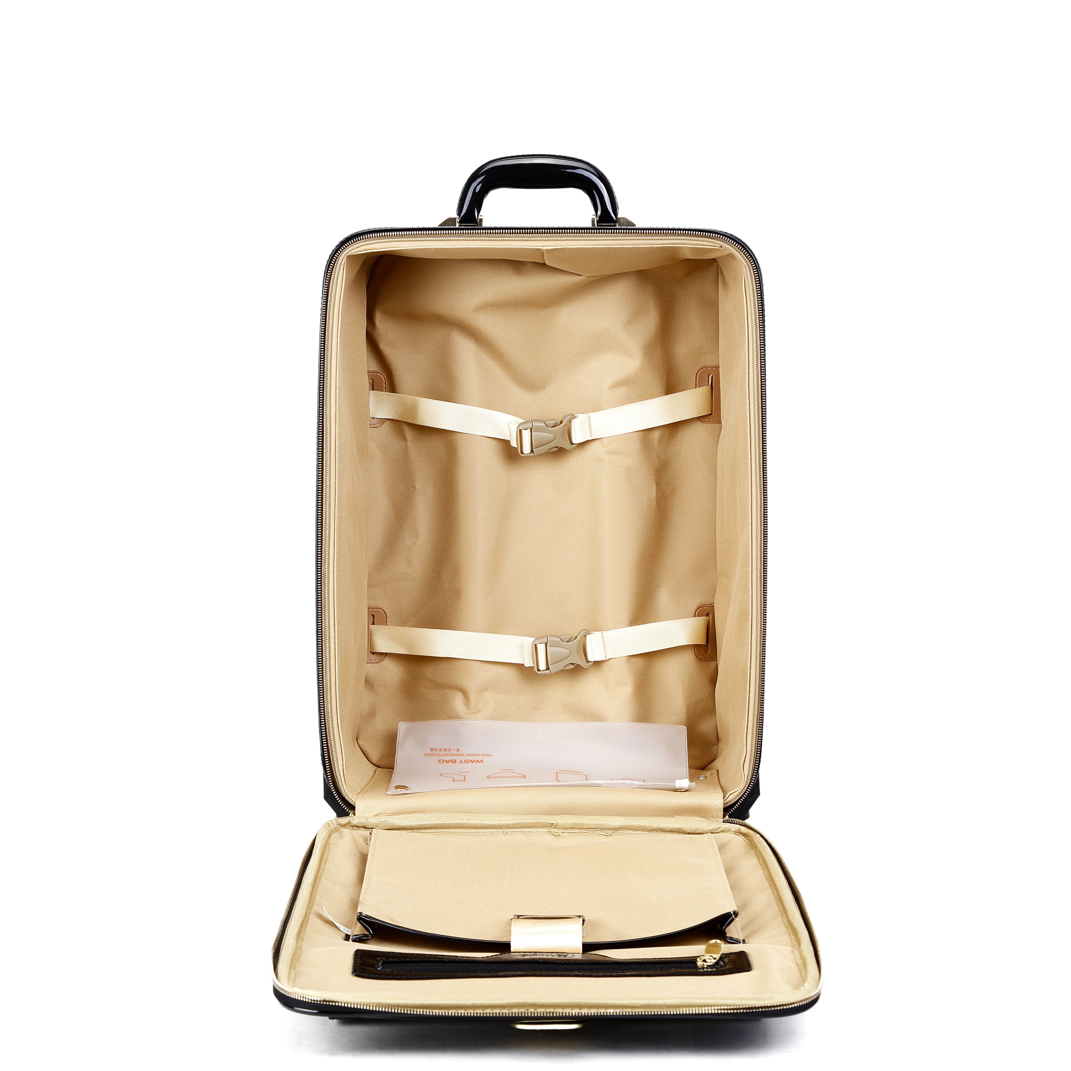 Brangio Glossy Trolley Bag with Modern Elegance