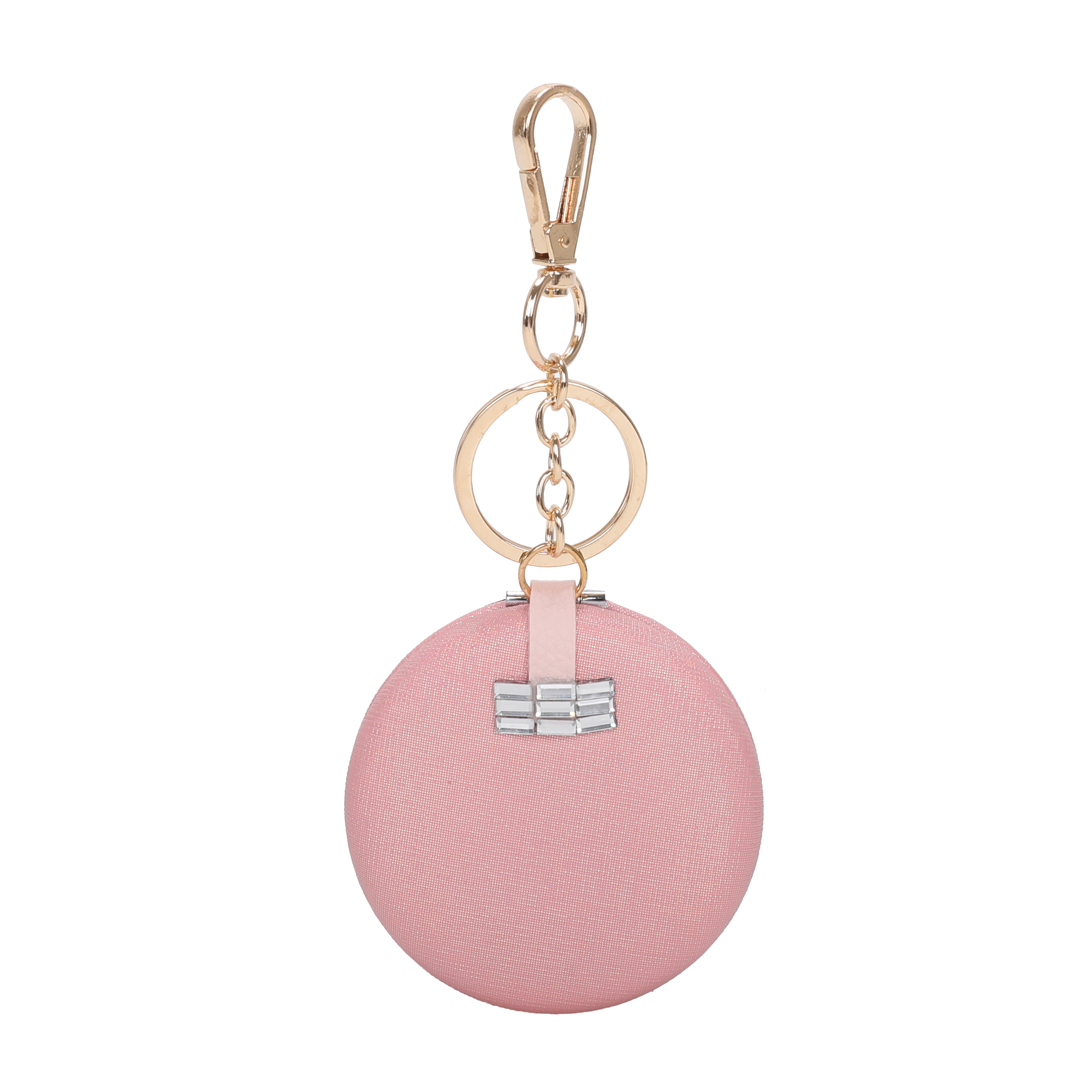 Lucky Rose Mirror Keychain & Purse Charm Pendant