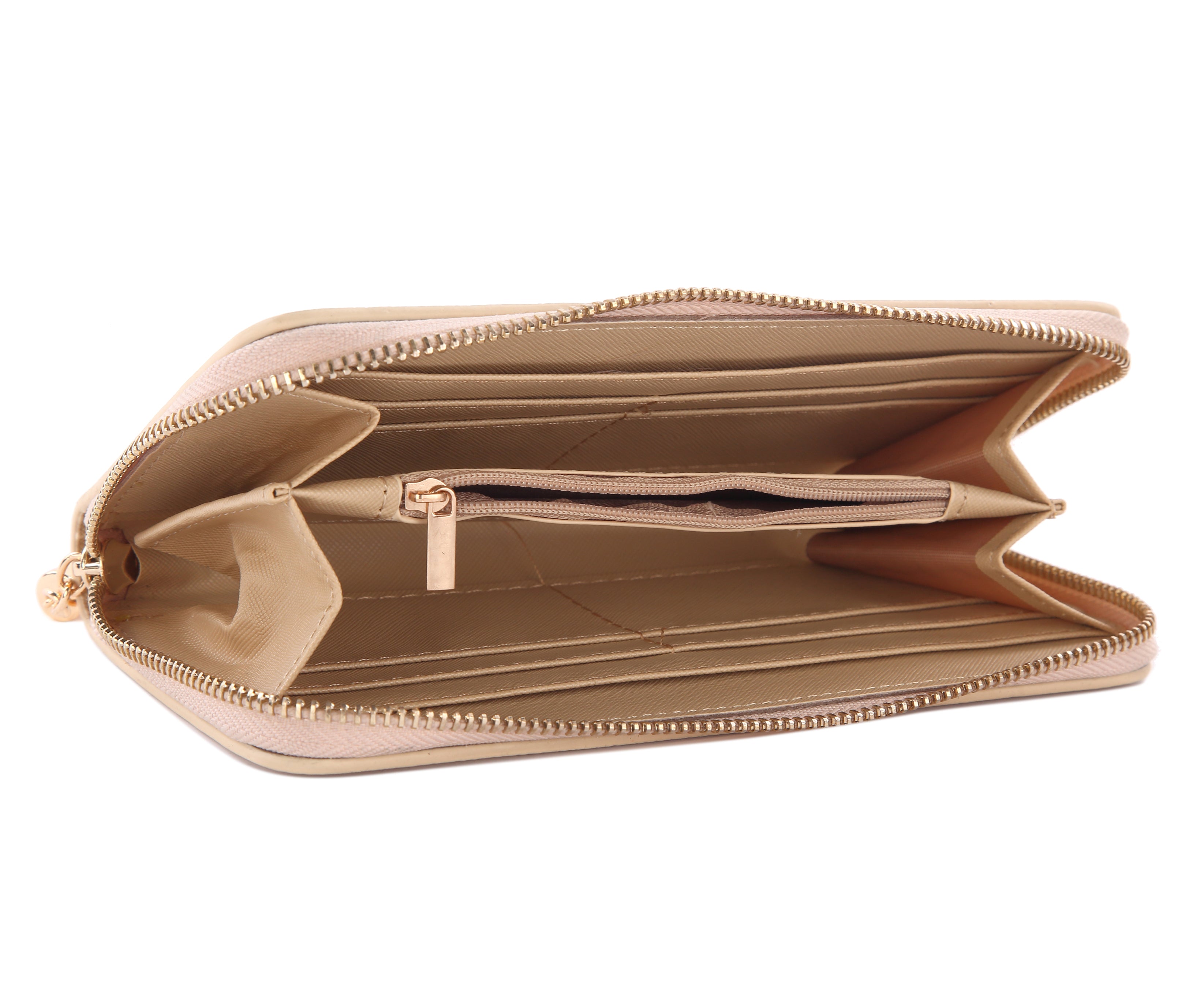 Originally Designed Handmade Wristlet Wallet, Red Vegan Leather Clutch Wallet, Tassel Zip Around Wallet for Women
