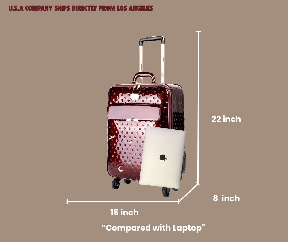Brangio Italy Luxury Designer Rolling Carry-On Spinner Luggage