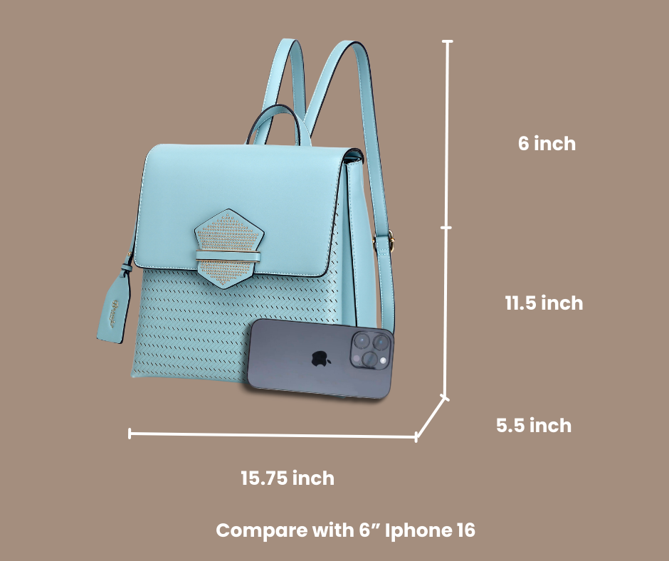 Brangio Sleek Perforated Backpack