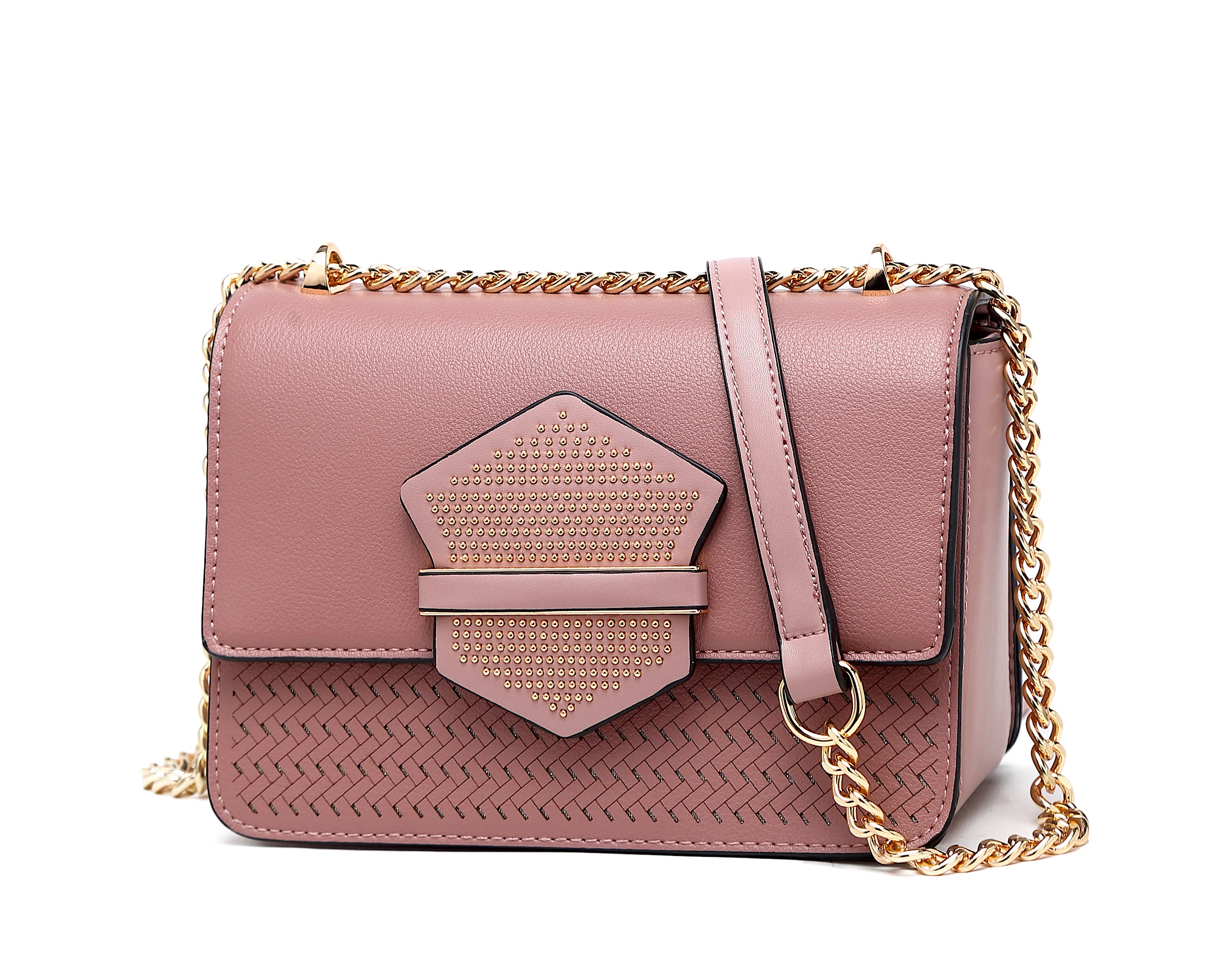 Brangio Italy Sophisticated Chain Crossbody Bag