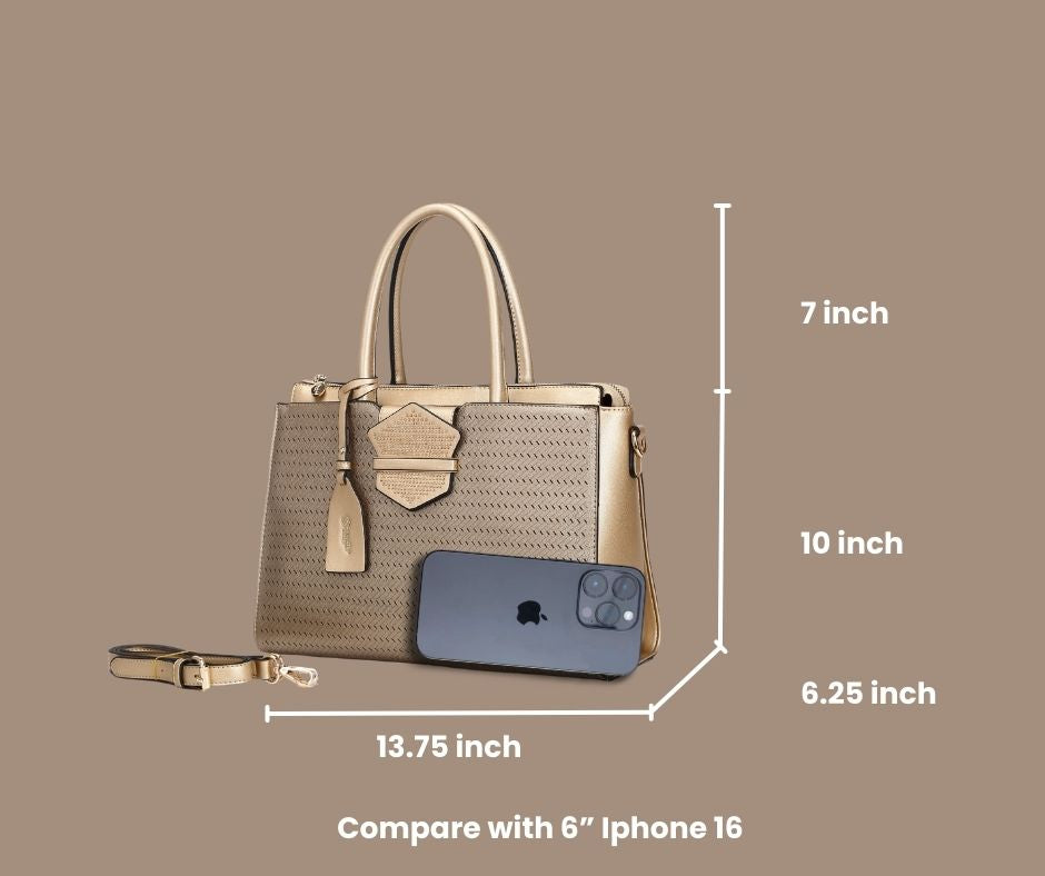 Brangio Elegant Perforated Handbag