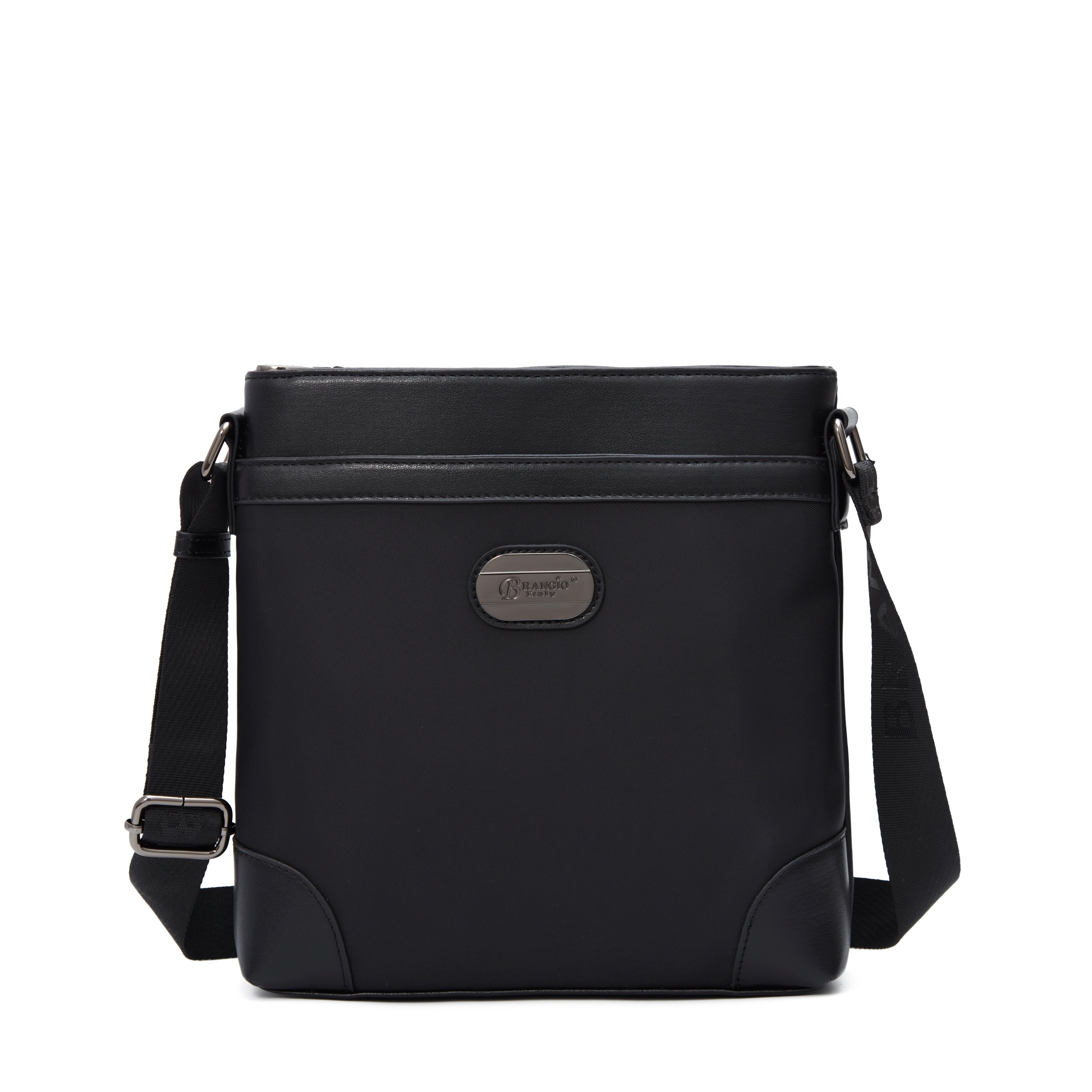 Brangio Italy Lightweight Crossbody Messenger Bag – Water-Resistant Everyday Travel Shoulder Bag
