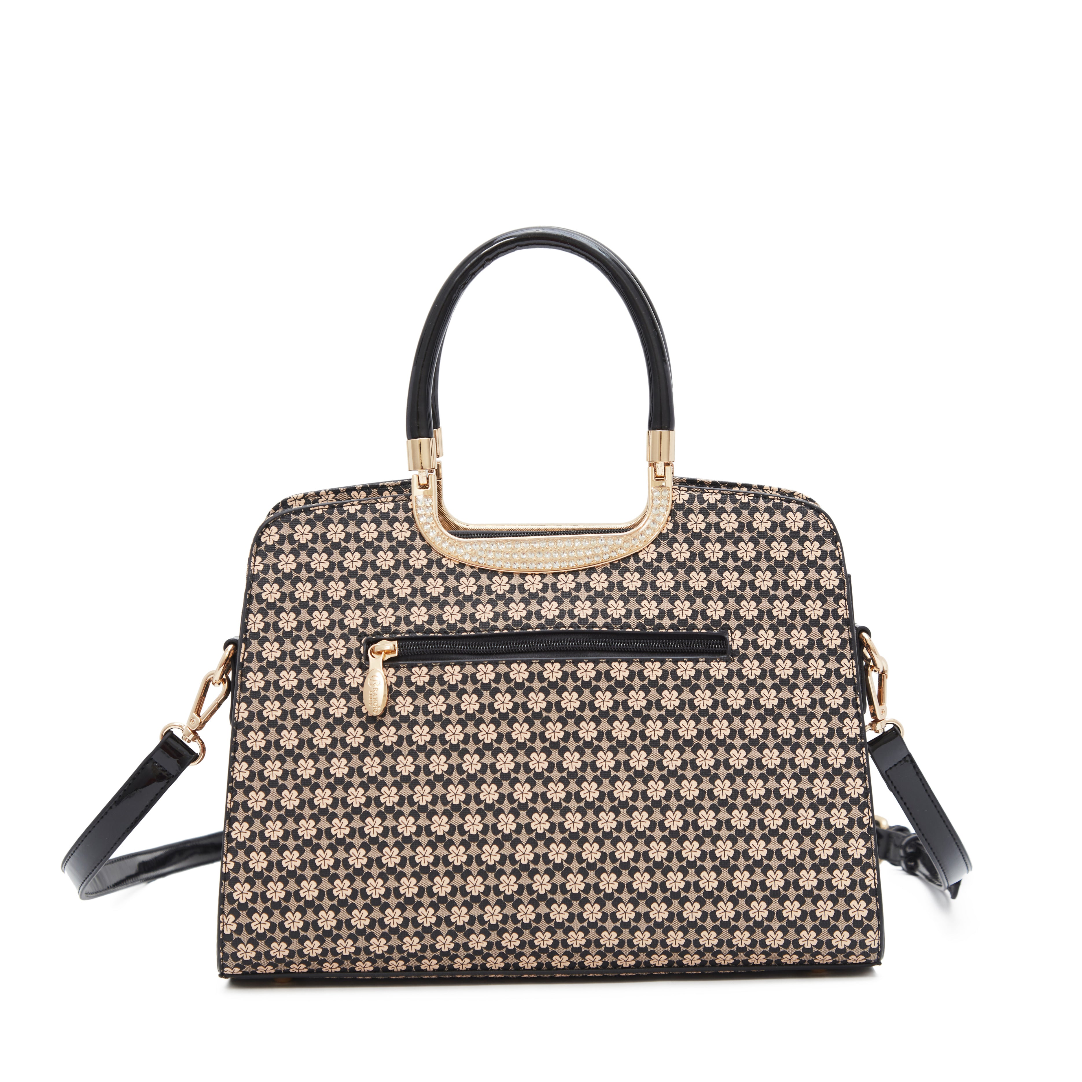 Brangio Italy Galaxy Stars Clover Stars Designer Tote Bag