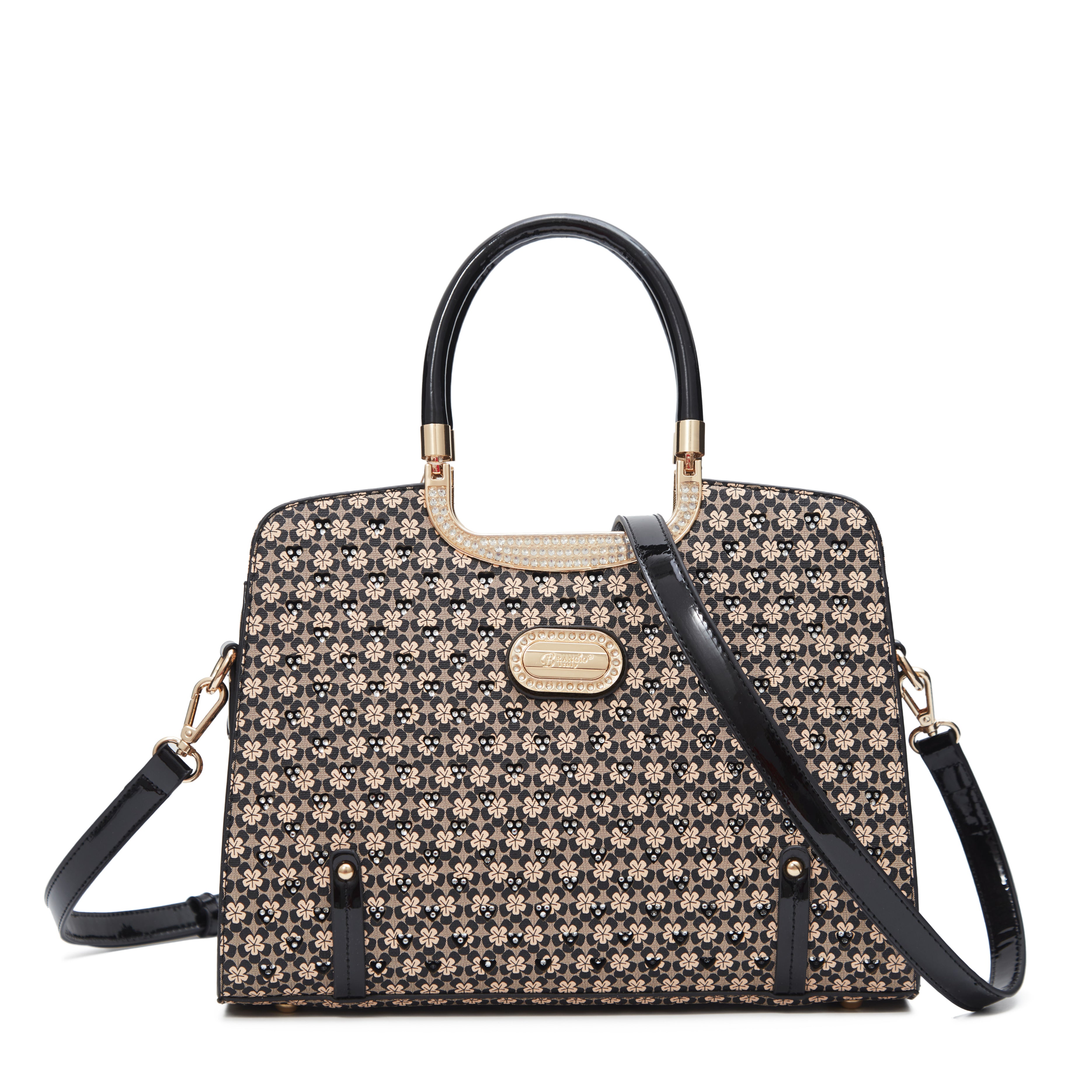 Brangio Italy Galaxy Stars Clover Stars Designer Tote Bag