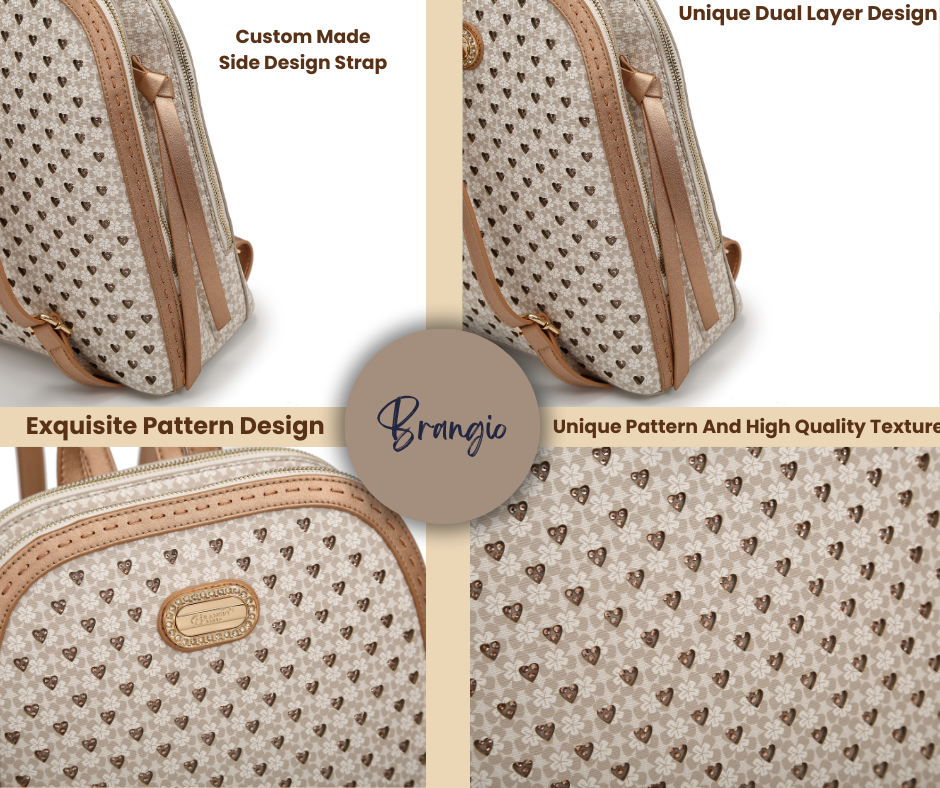 Brangio Italy Galaxy Stars Clover Stars Designer Backpack