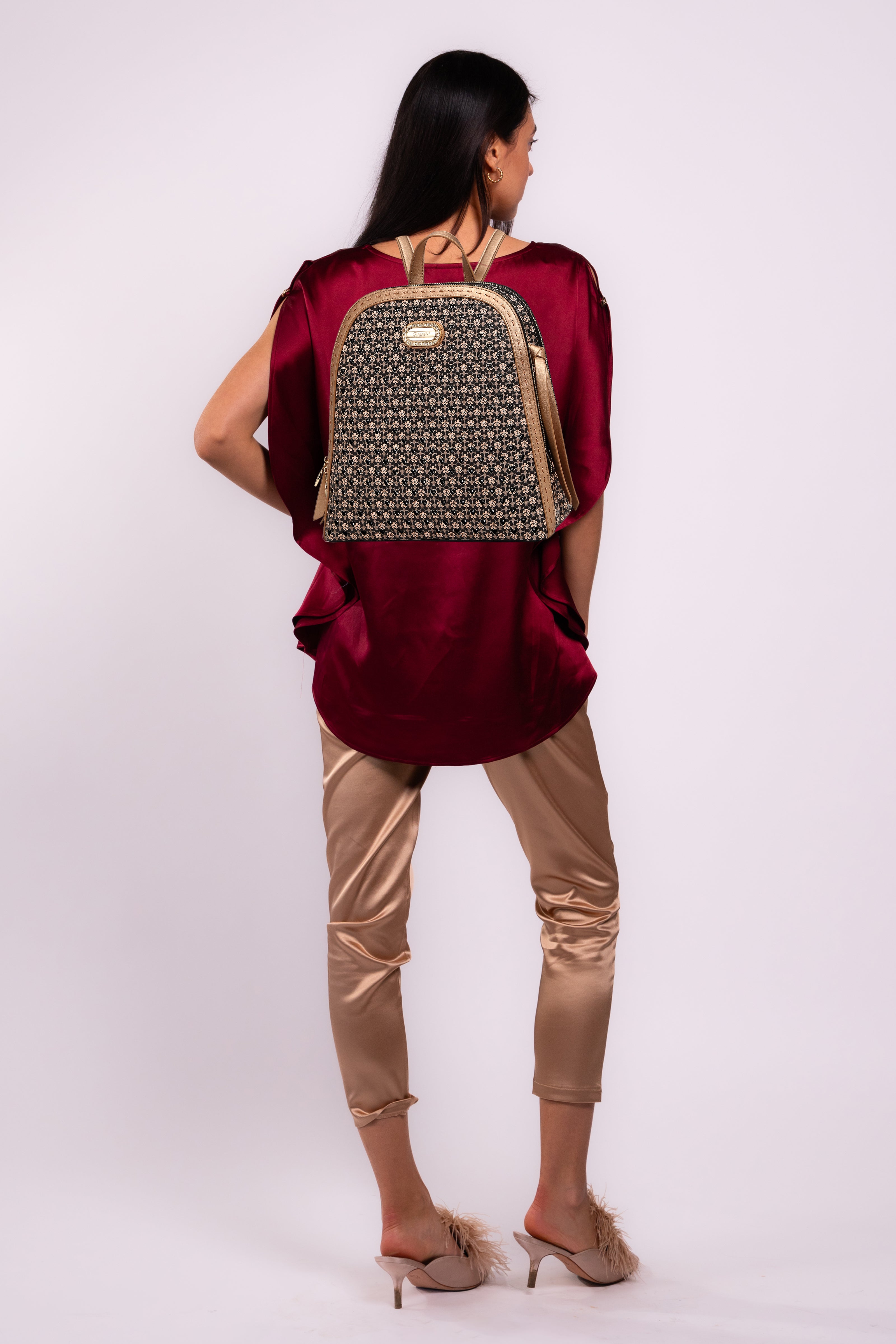 Brangio Italy Galaxy Stars Clover Stars Designer Backpack