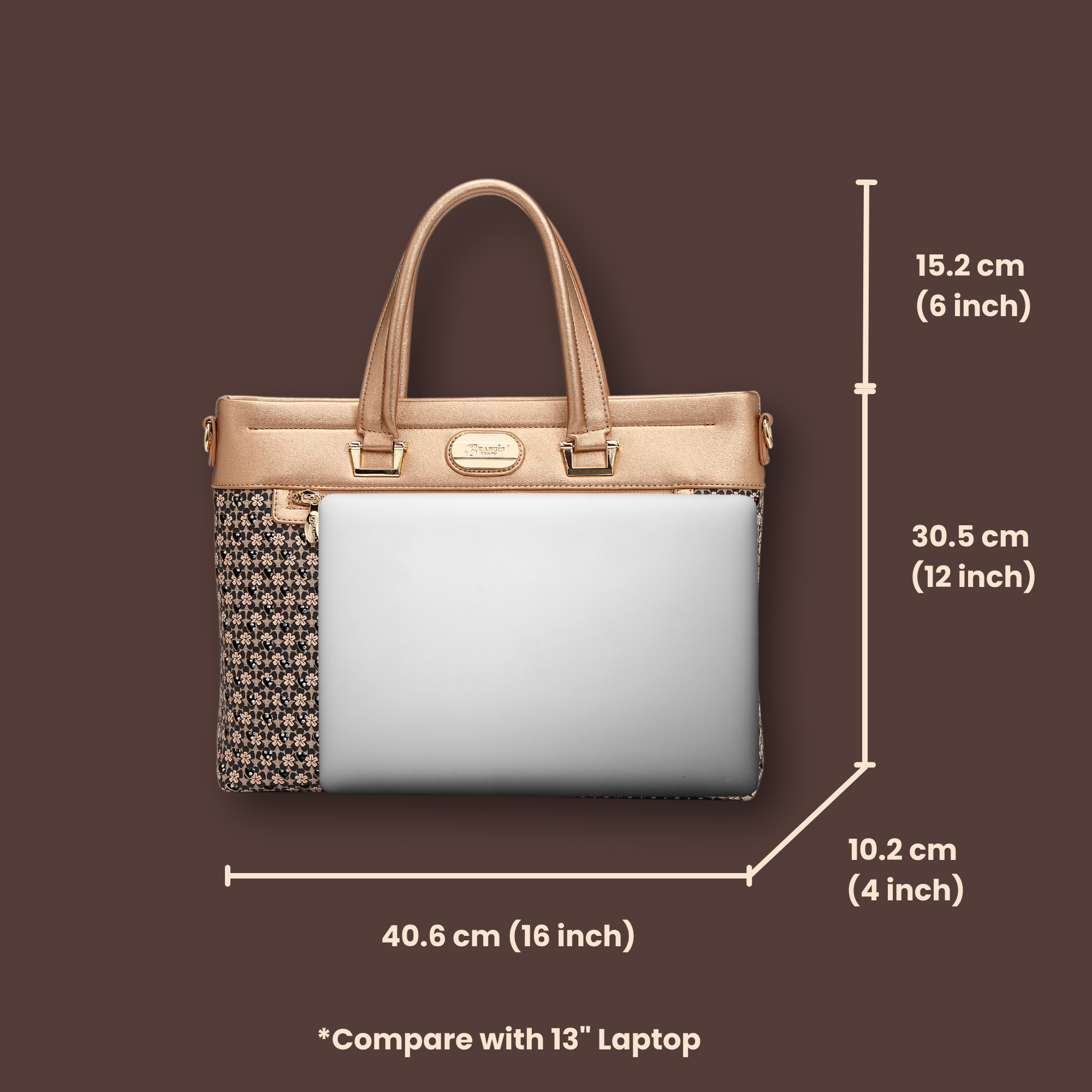 Brangio Floral Executive Tote