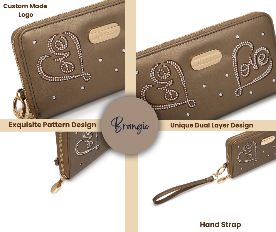 Brangio Elegant Love-Inspired Wallet