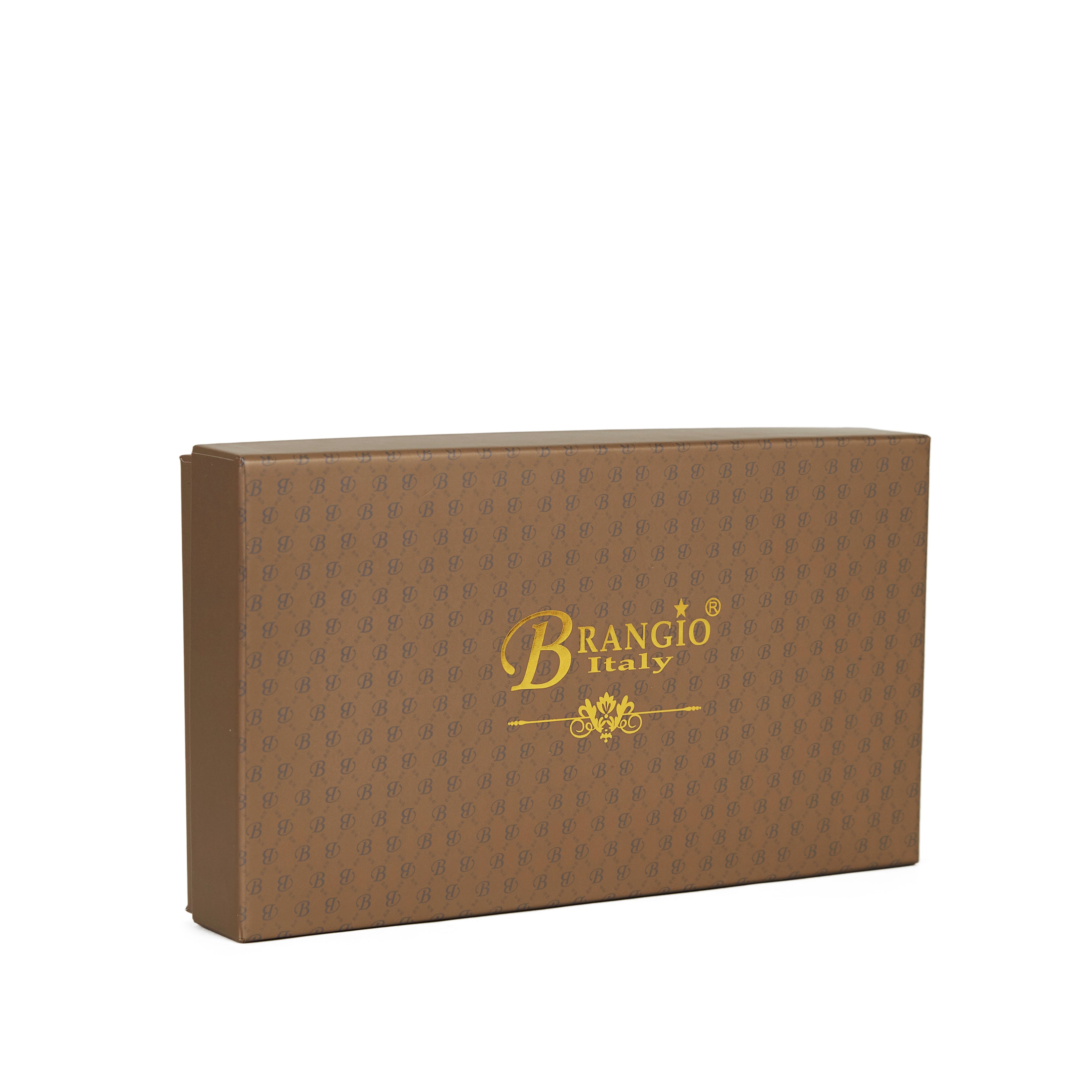 Brangio Italy Vintage Paris Designer Print Zip Wallet