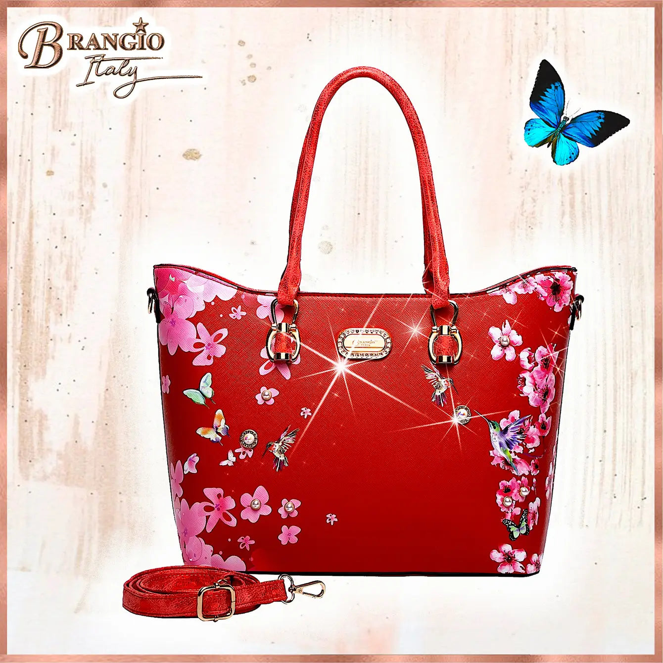 Brangio Radiant Blossom Tote