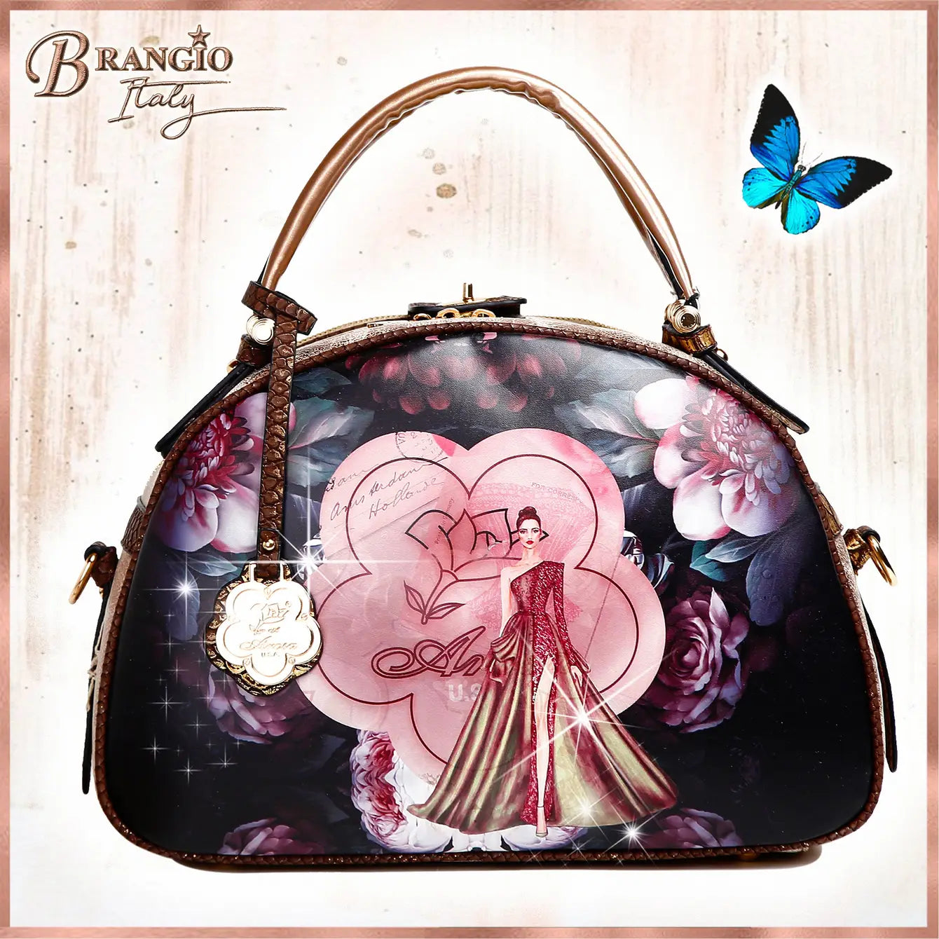 Arosa Artistic Bowler Handbag