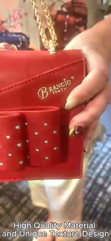 Brangio Italy Sage Bow Clutch Crossbody Bag