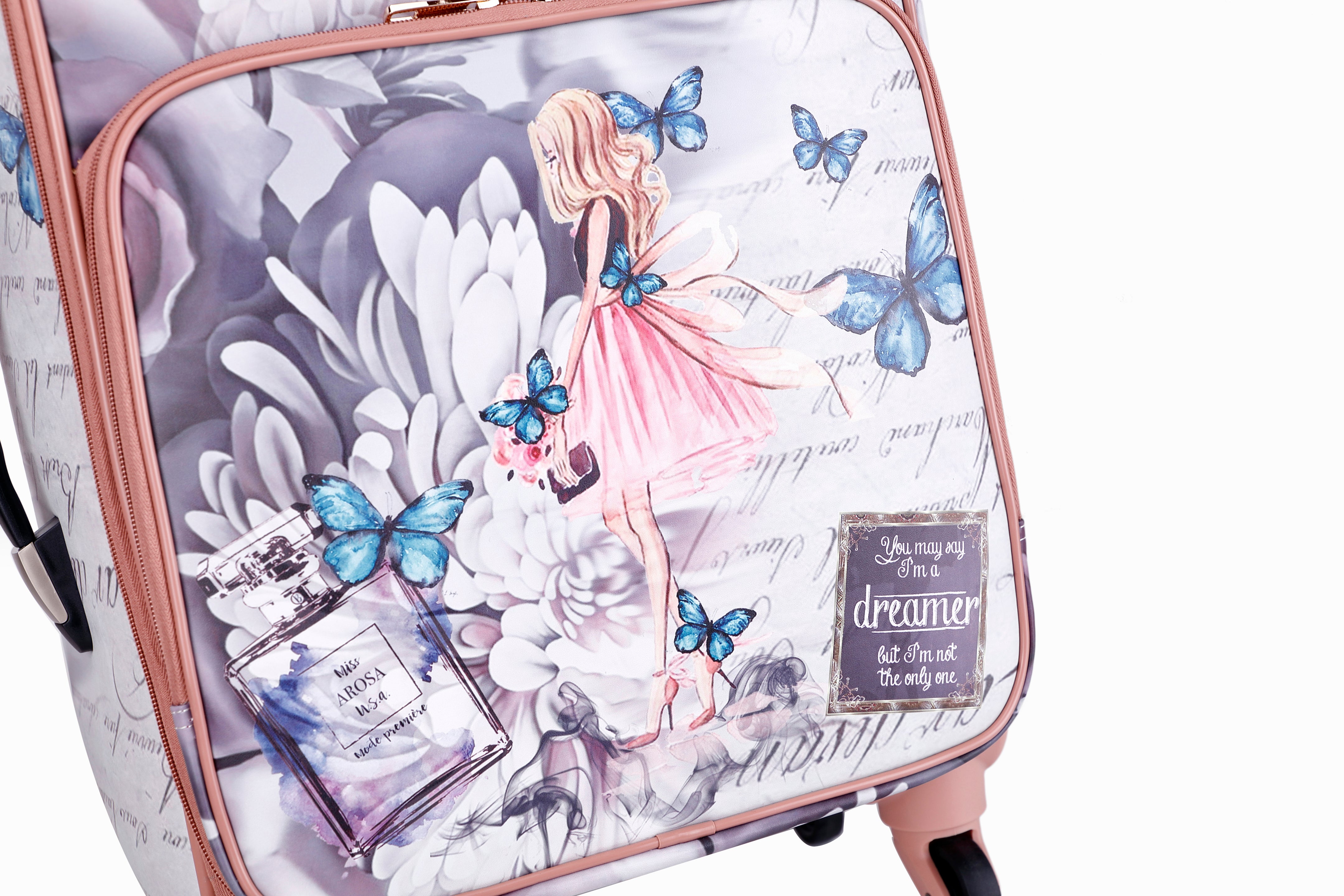 Dreamerz Dome 3PC Set | Carry-on Luggage Suitcase with Wheels - Brangio Italy Co.