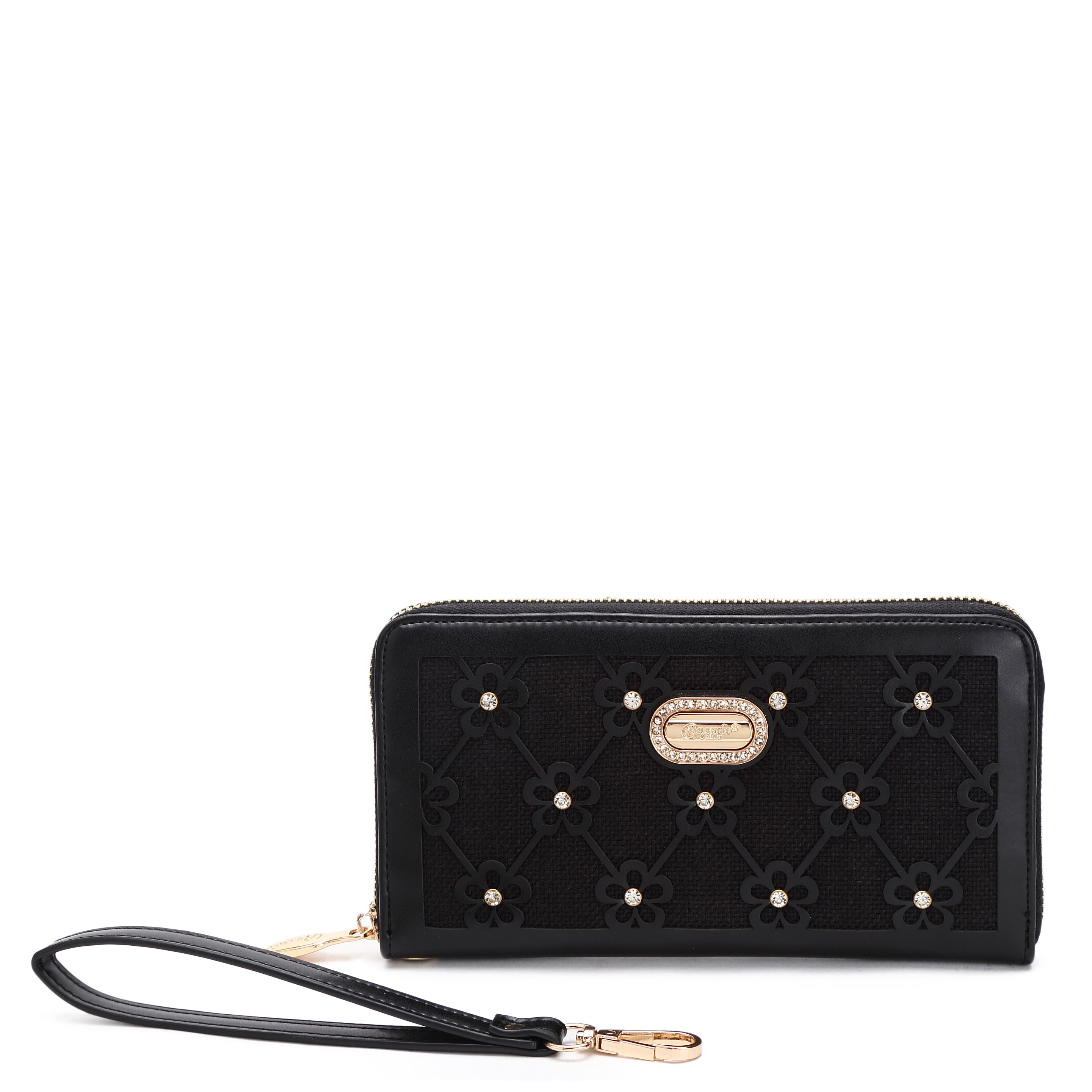 Wildflower Handmade Wristlet Wallet with Multiple Card Pockets - Brangio Italy Co.