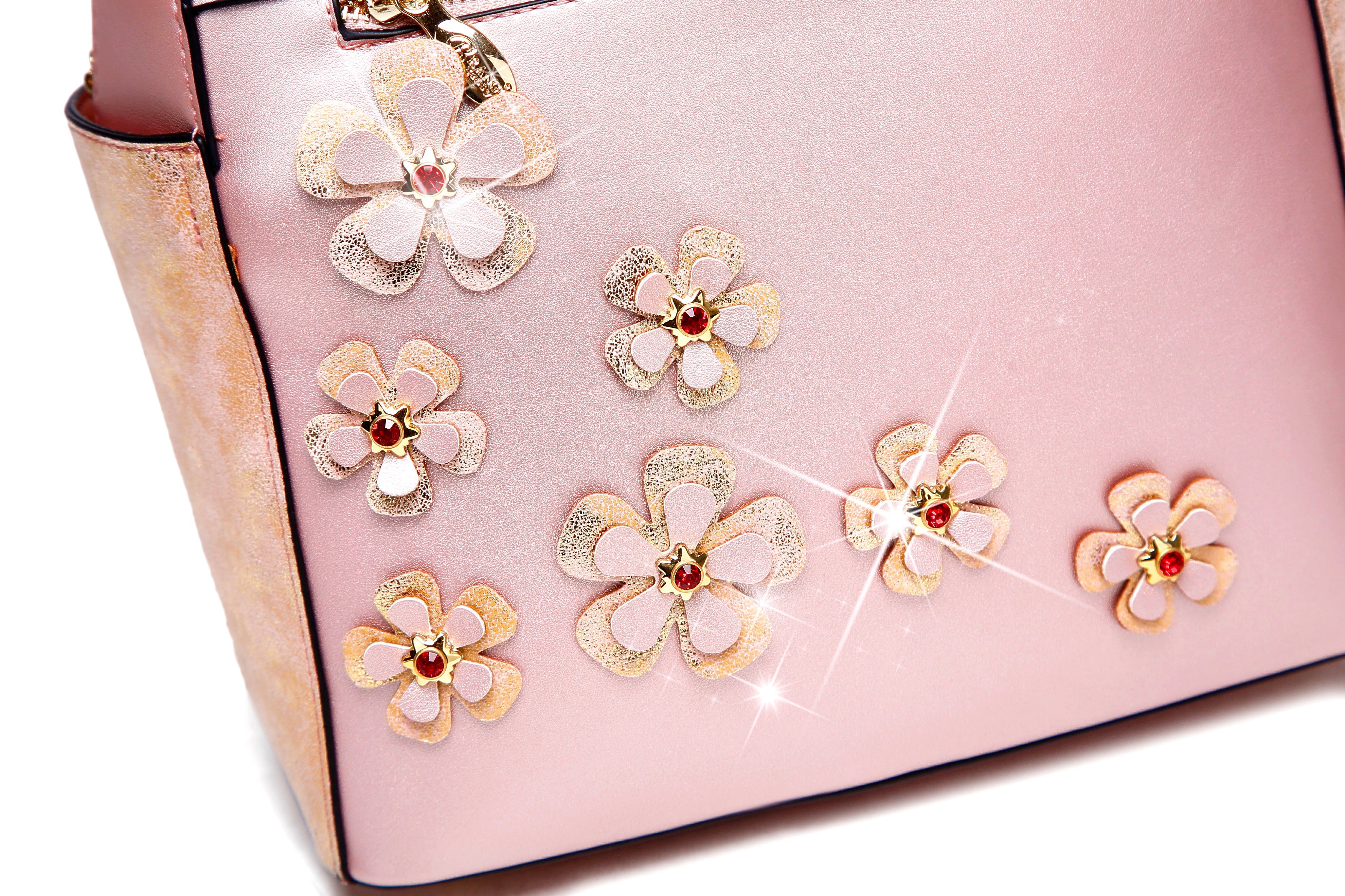 Twinkle Cosmos Handmade Floral Fashion Backpack or Women - Brangio Italy Co.
