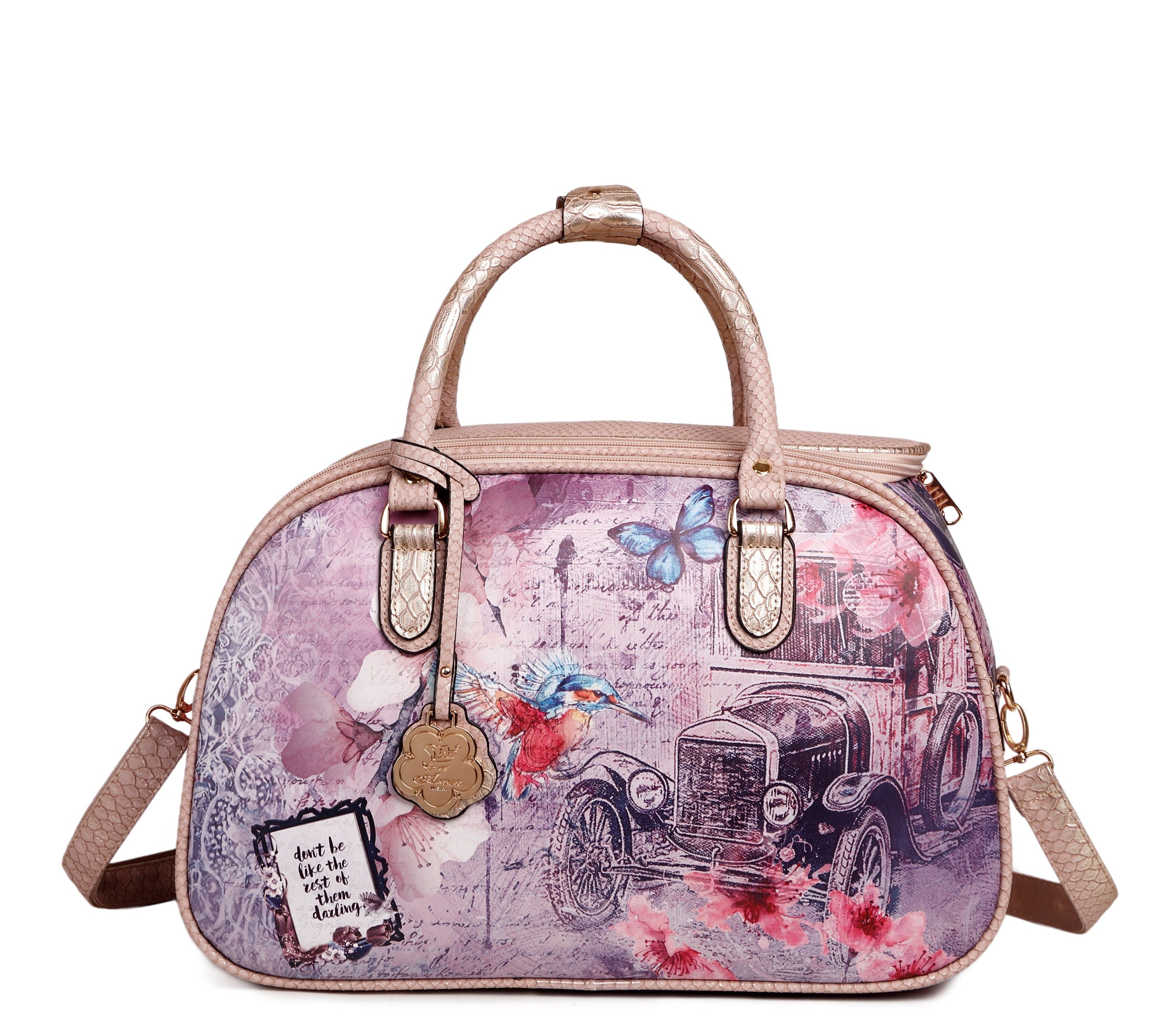 Vintage Darling Vegan Hollywood Over Night Bag