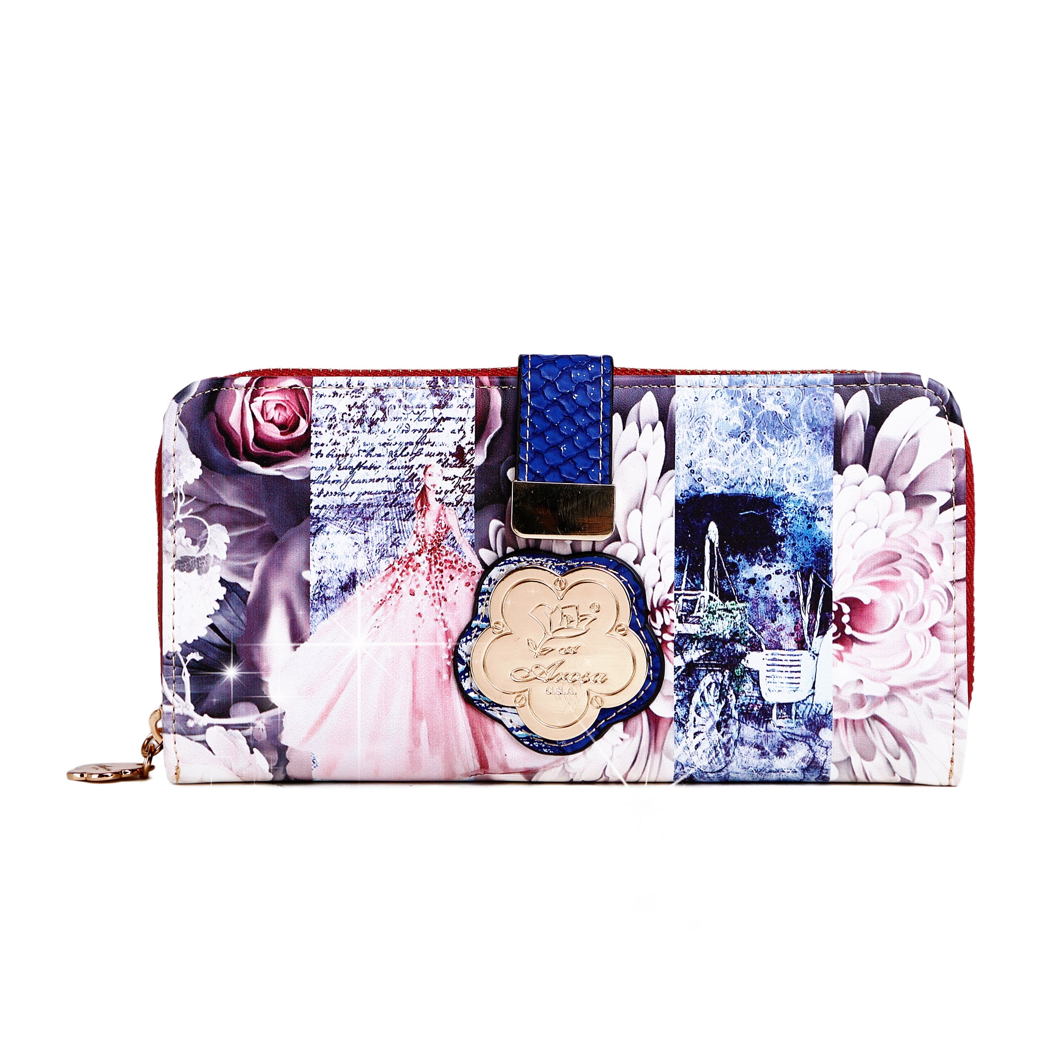 Blossomz Graphic Design Fashion Wallet for Women - Brangio Italy Co.