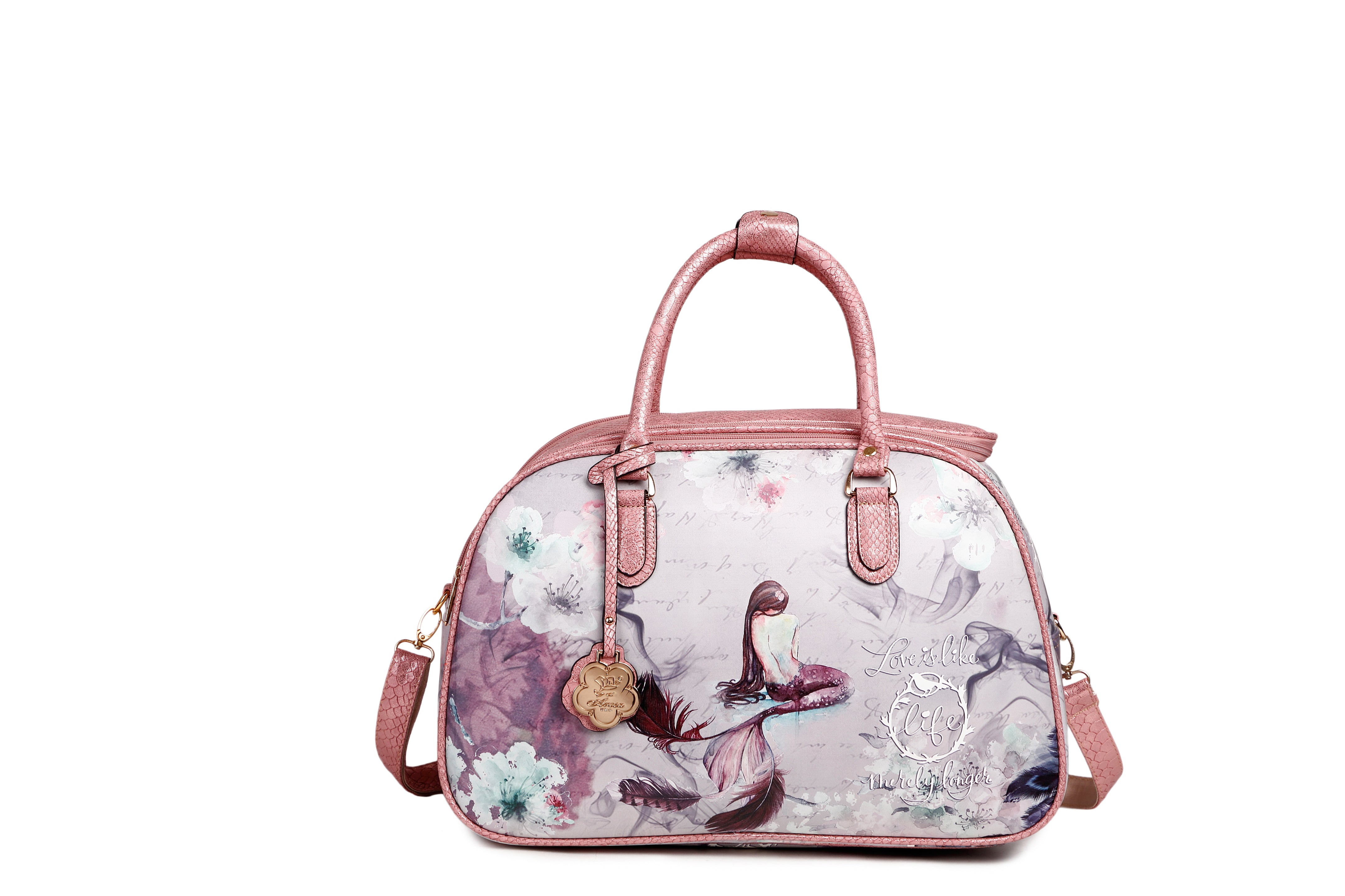 Princess Mera Large Duffel Set Travel Bag for Women - Brangio Italy Co.
