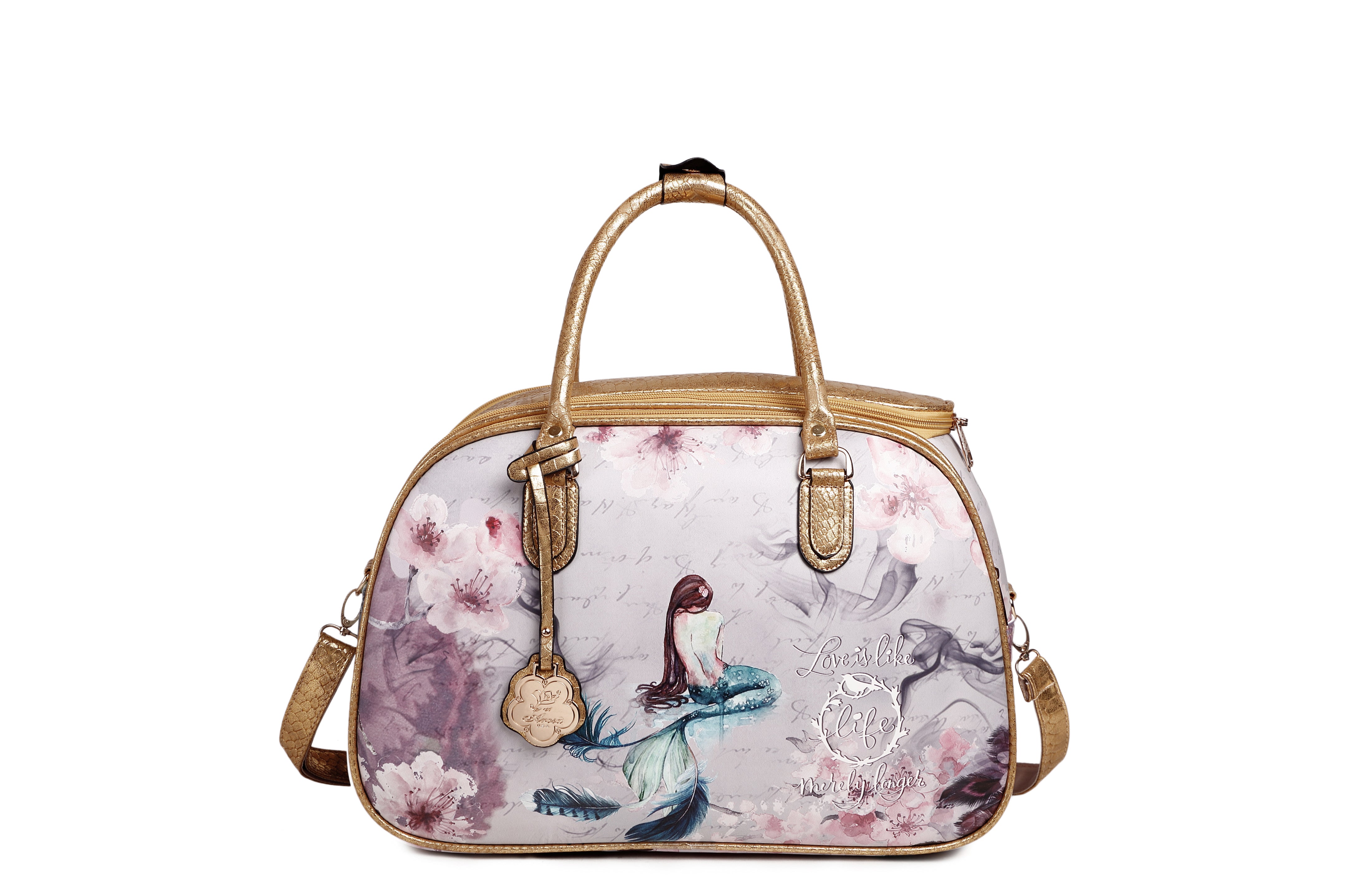 Princess Mera Large Duffel Set Travel Bag for Women - Brangio Italy Co.