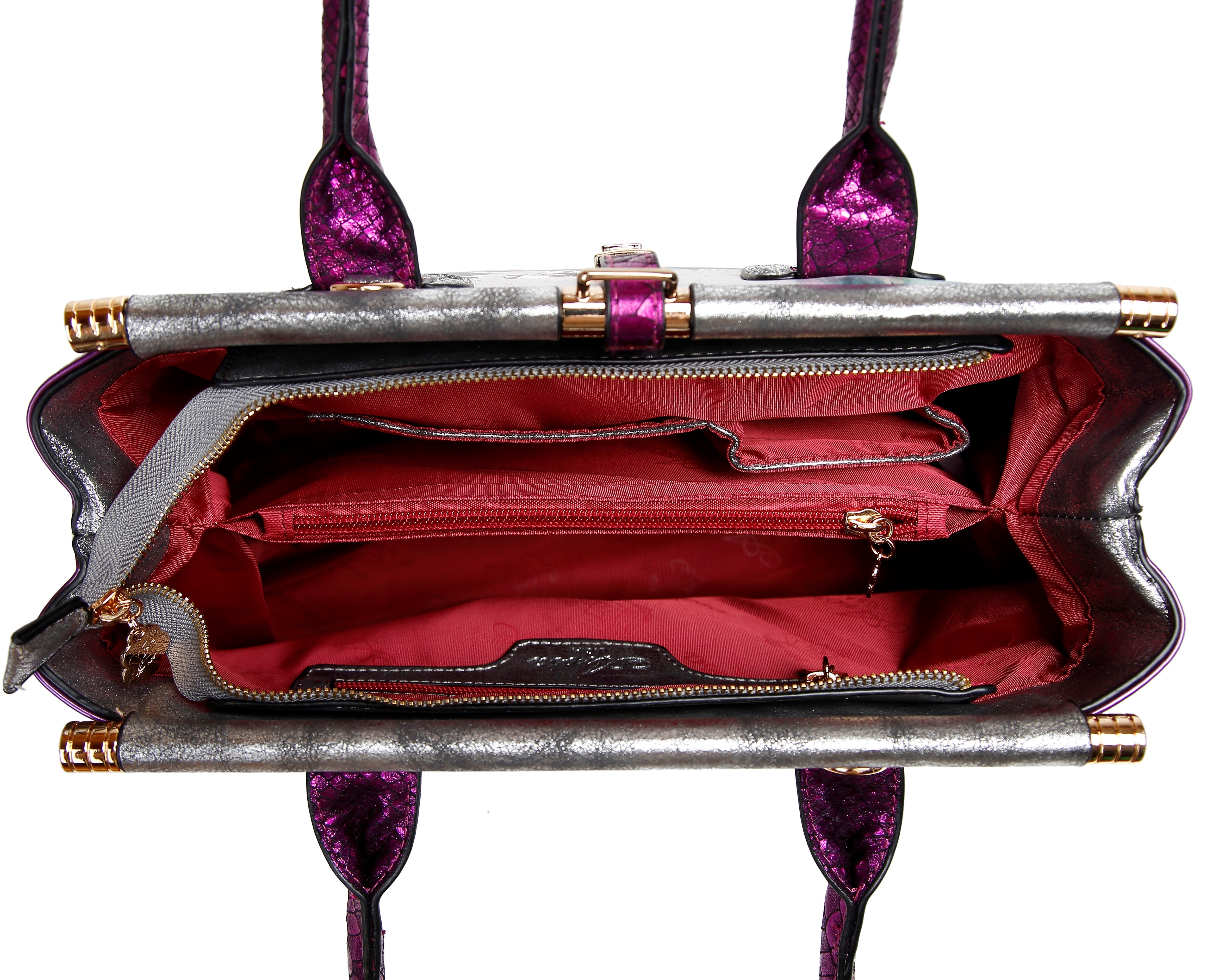 Arosa Fragrance Vintage Hollywood Retro Graphic Fashion Handbag - Brangio Italy Co.