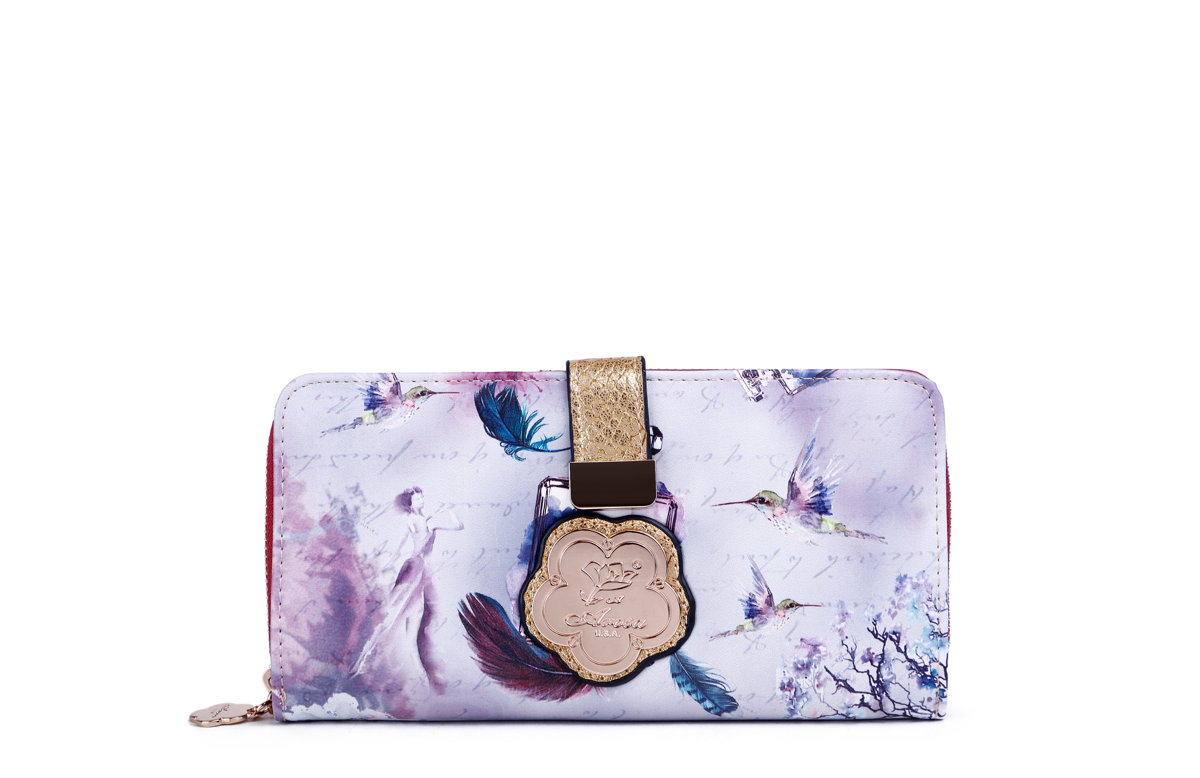 Arosa Fragrance Retro Wallet with Multiple Card Holders - Brangio Italy Co.