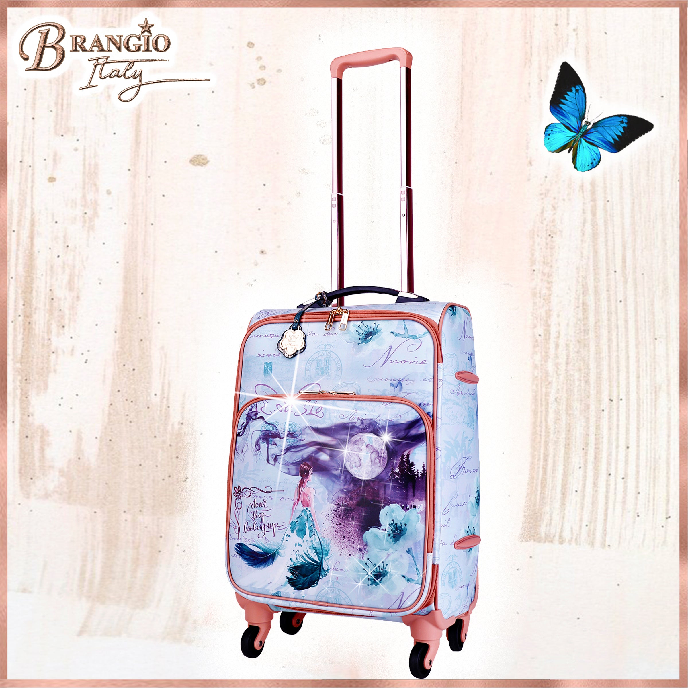 Fairy Tale Carry on Luggage with Spinner Wheels - Brangio Italy Co.