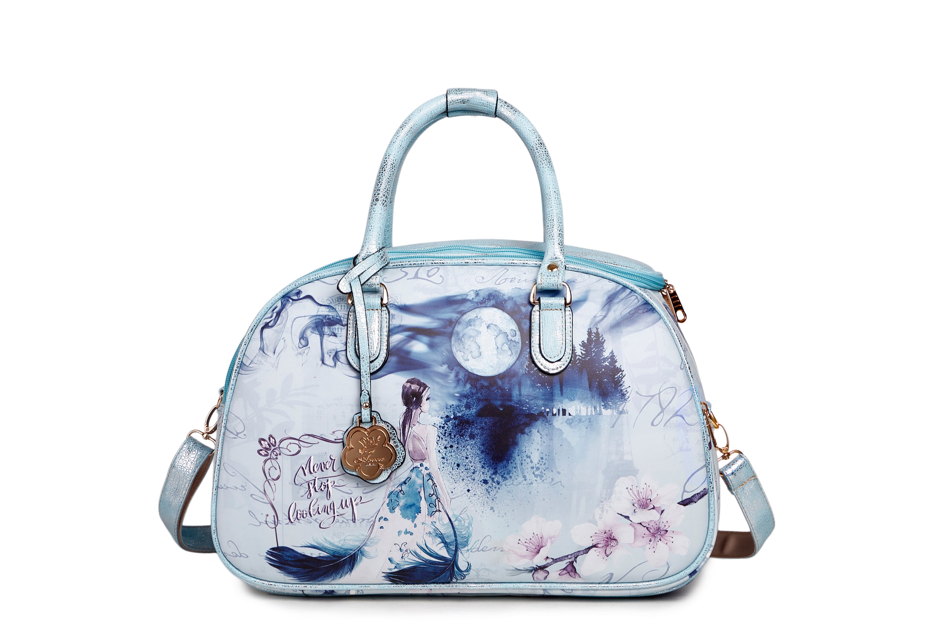 Fairy Tales Vintage Vegan Overnight Bag