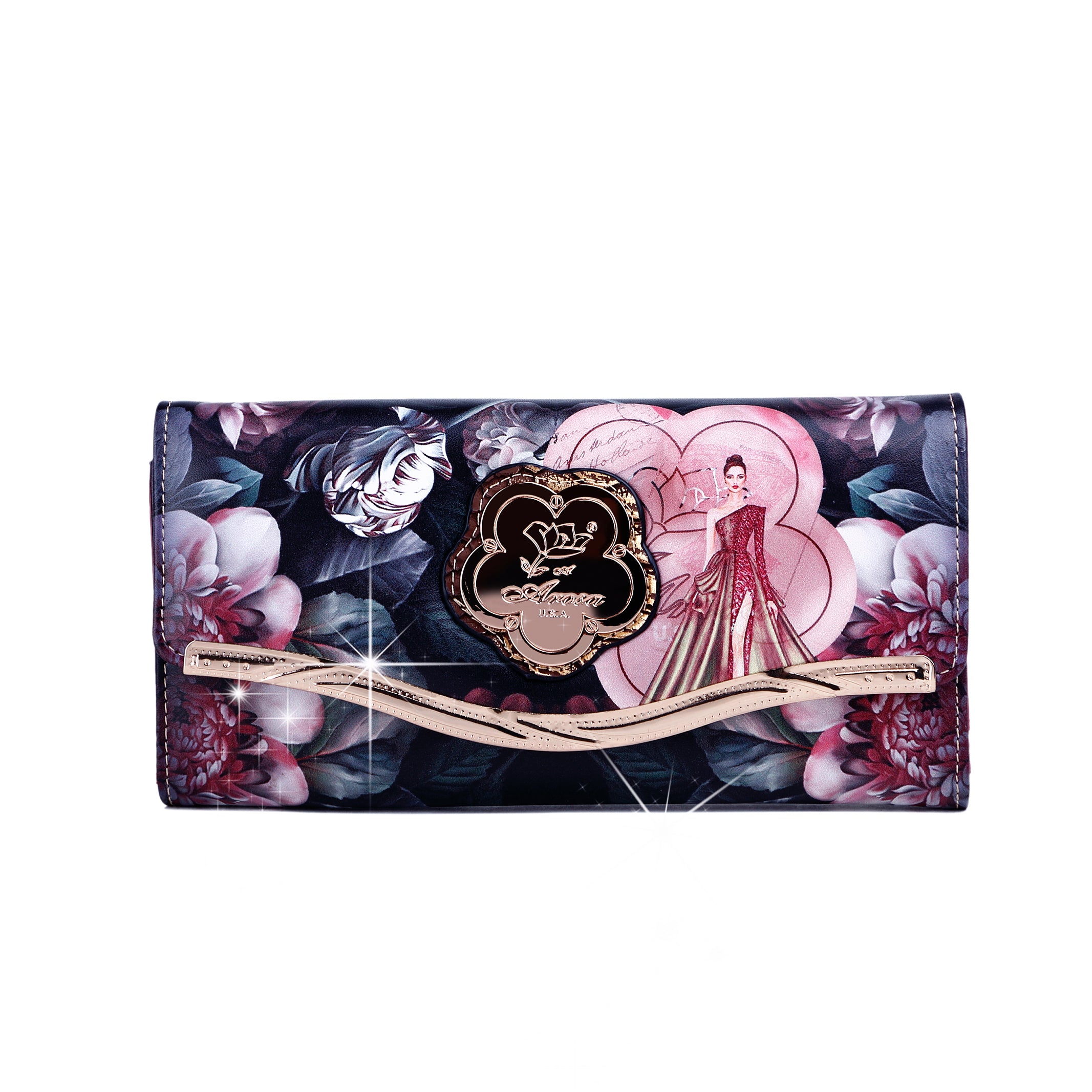 Queen Clutch Women Luxury Wallet Cell Phone Clutch - Brangio Italy Co.