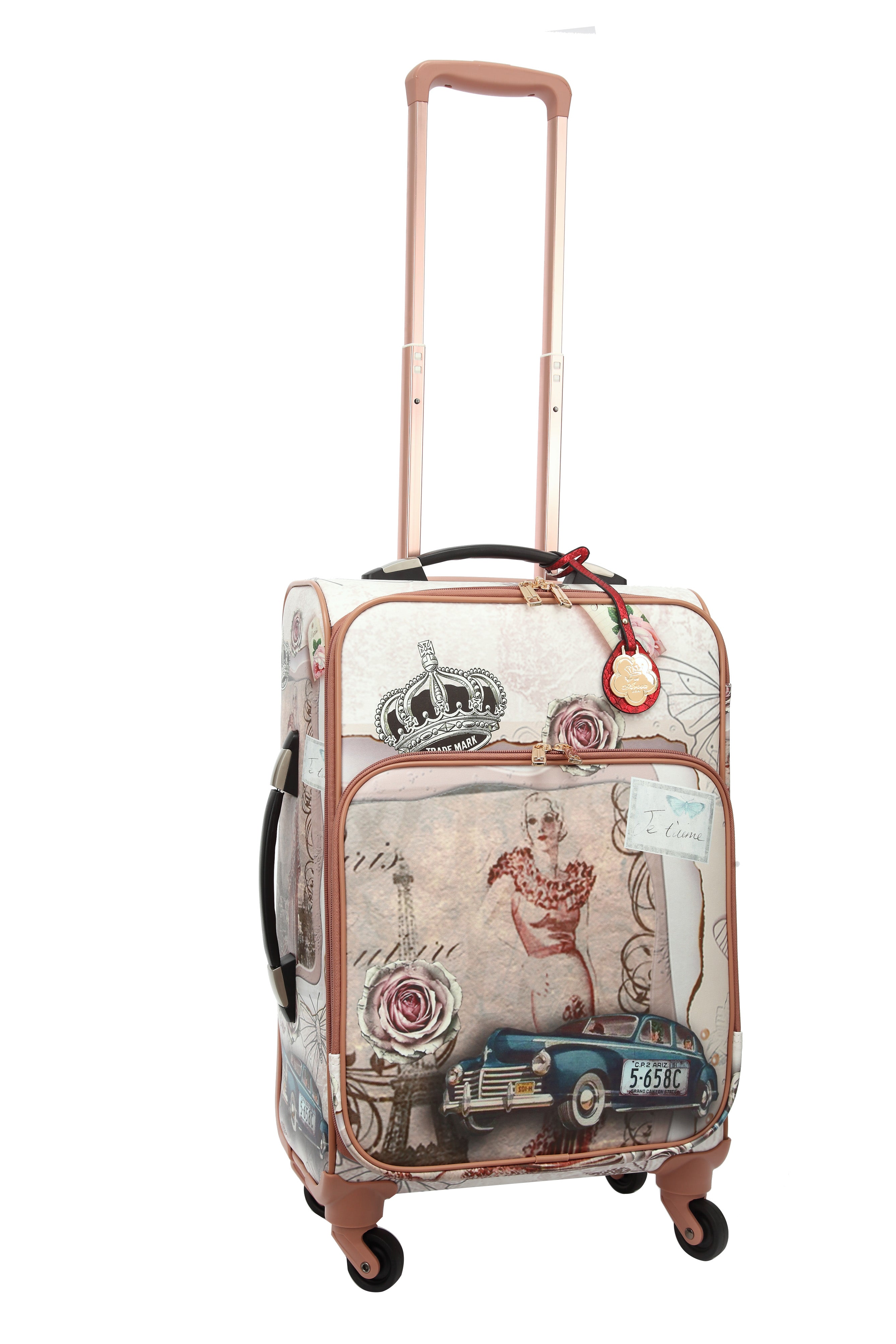 Arosa Parisian Vintage-Style Carry-On Luggage