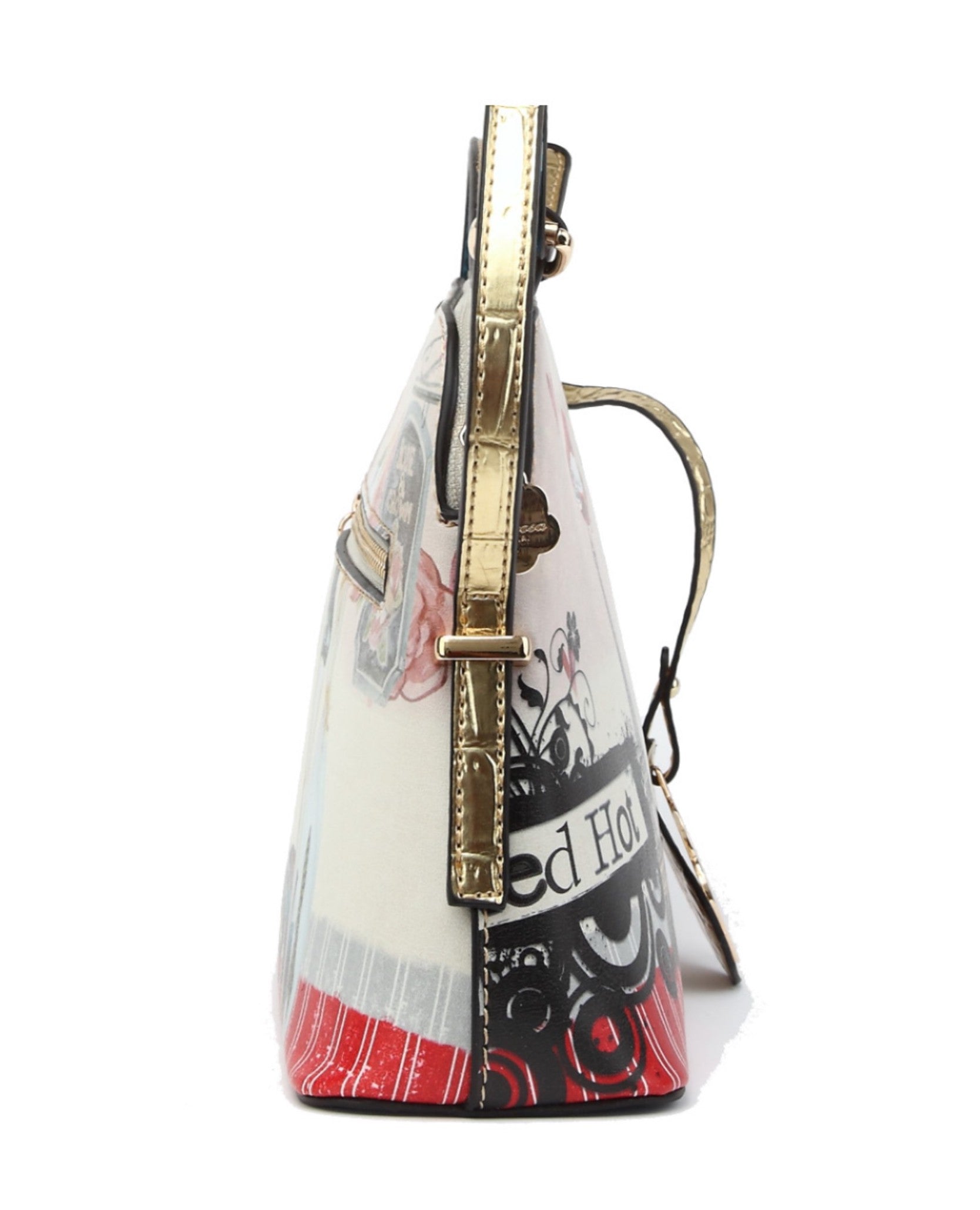 Retro Rebel Satchel Graphic Crossbody - Brangio Italy Co.