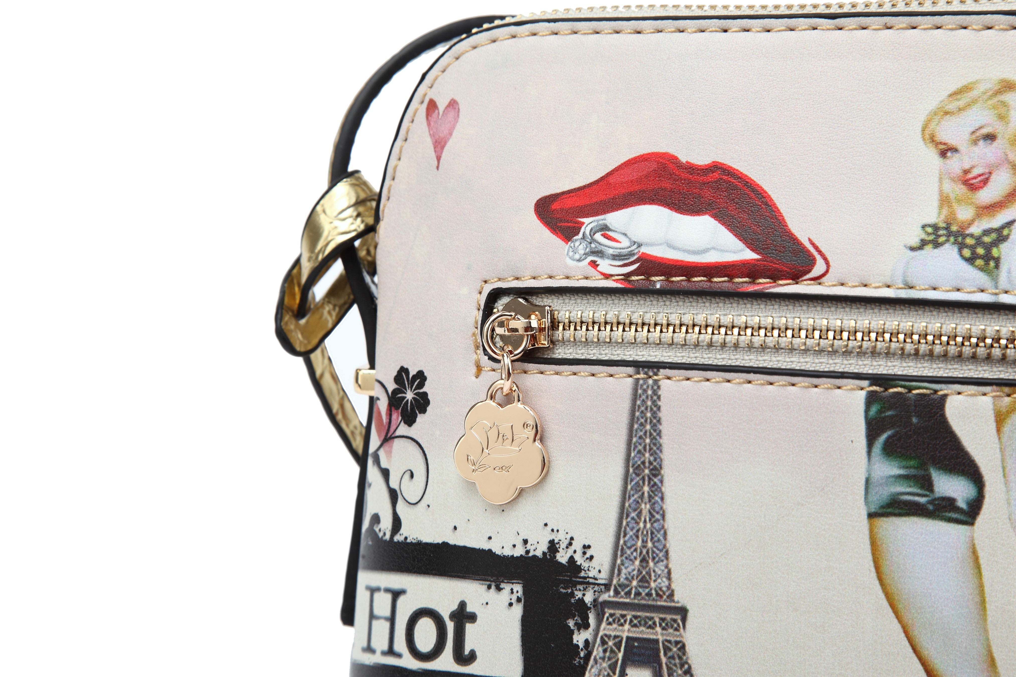 Retro Rebel Satchel Graphic Crossbody - Brangio Italy Co.