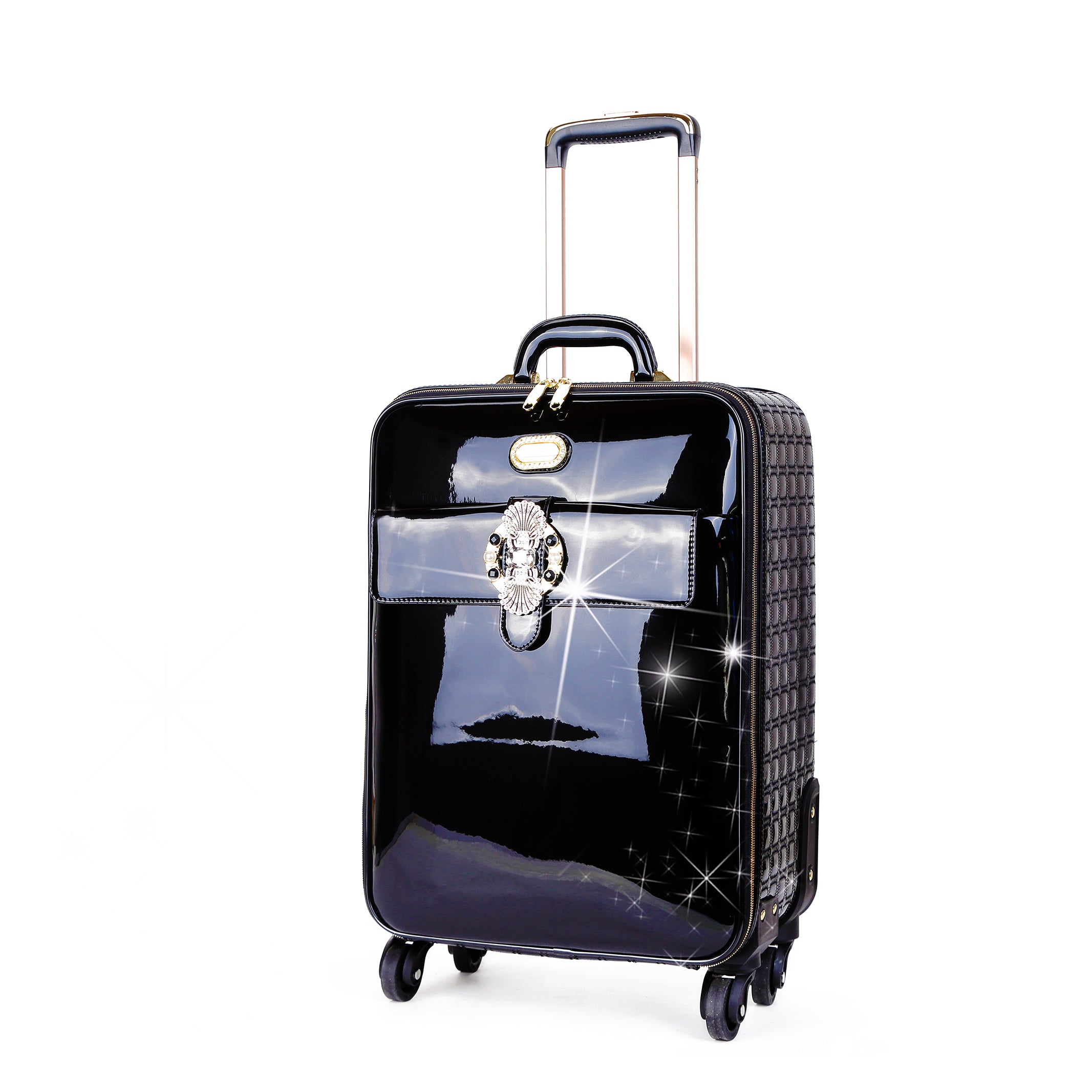 Queen's Crown Suitcase Getaway Travel Luggage Spinner Wheels - Brangio Italy Co.