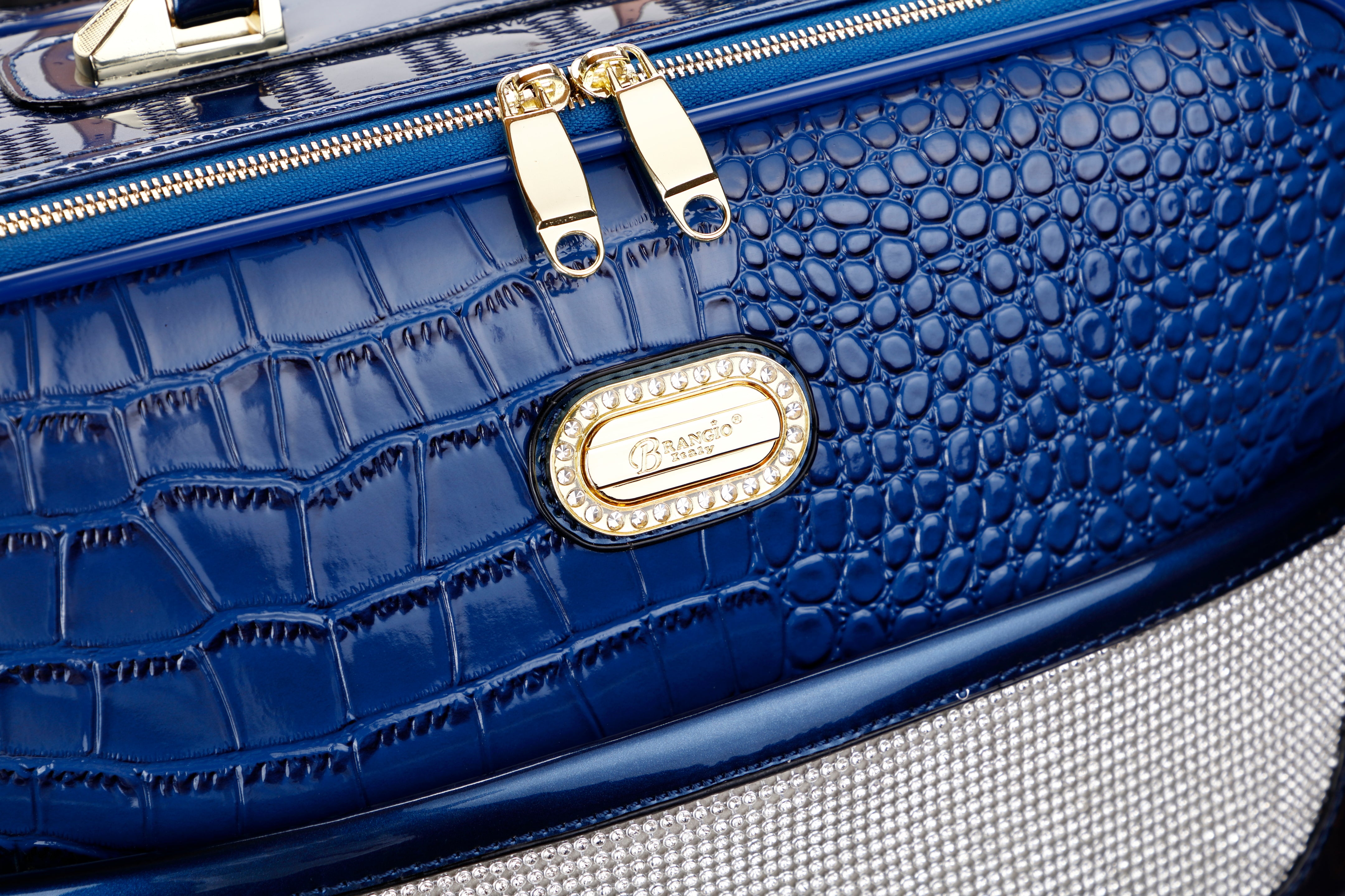 Sleek and Steady Signature 3 Pcs. Vegan Luggage Set - Brangio Italy Co.