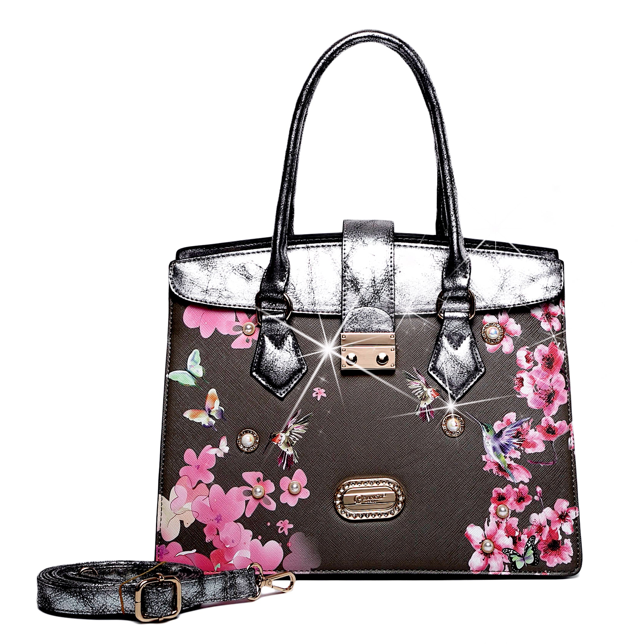 Hummingbird Soar Scratch & Stain Resistant Top-Handle Bag - Brangio Italy Co.