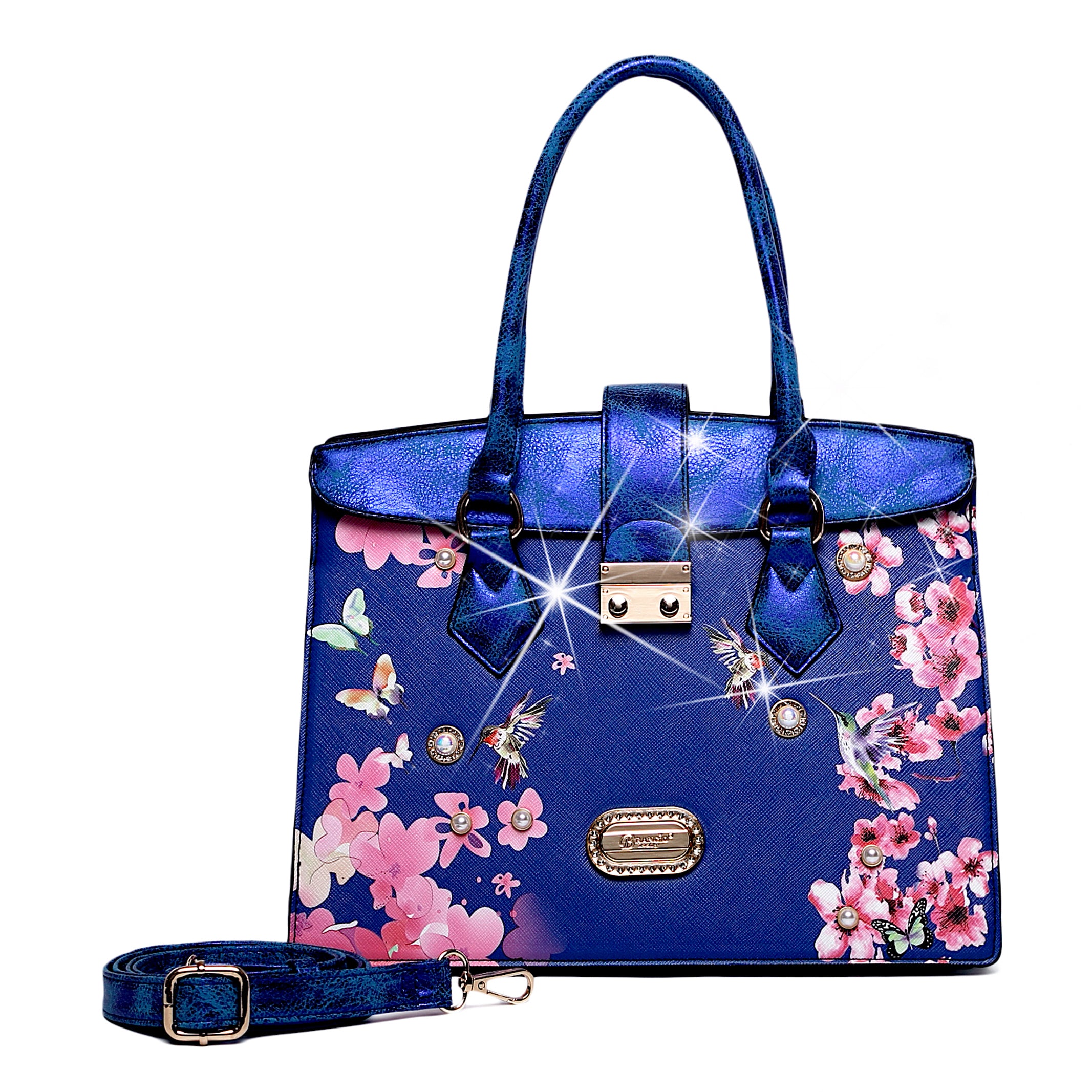 Hummingbird Soar Scratch & Stain Resistant Top-Handle Bag - Brangio Italy Co.