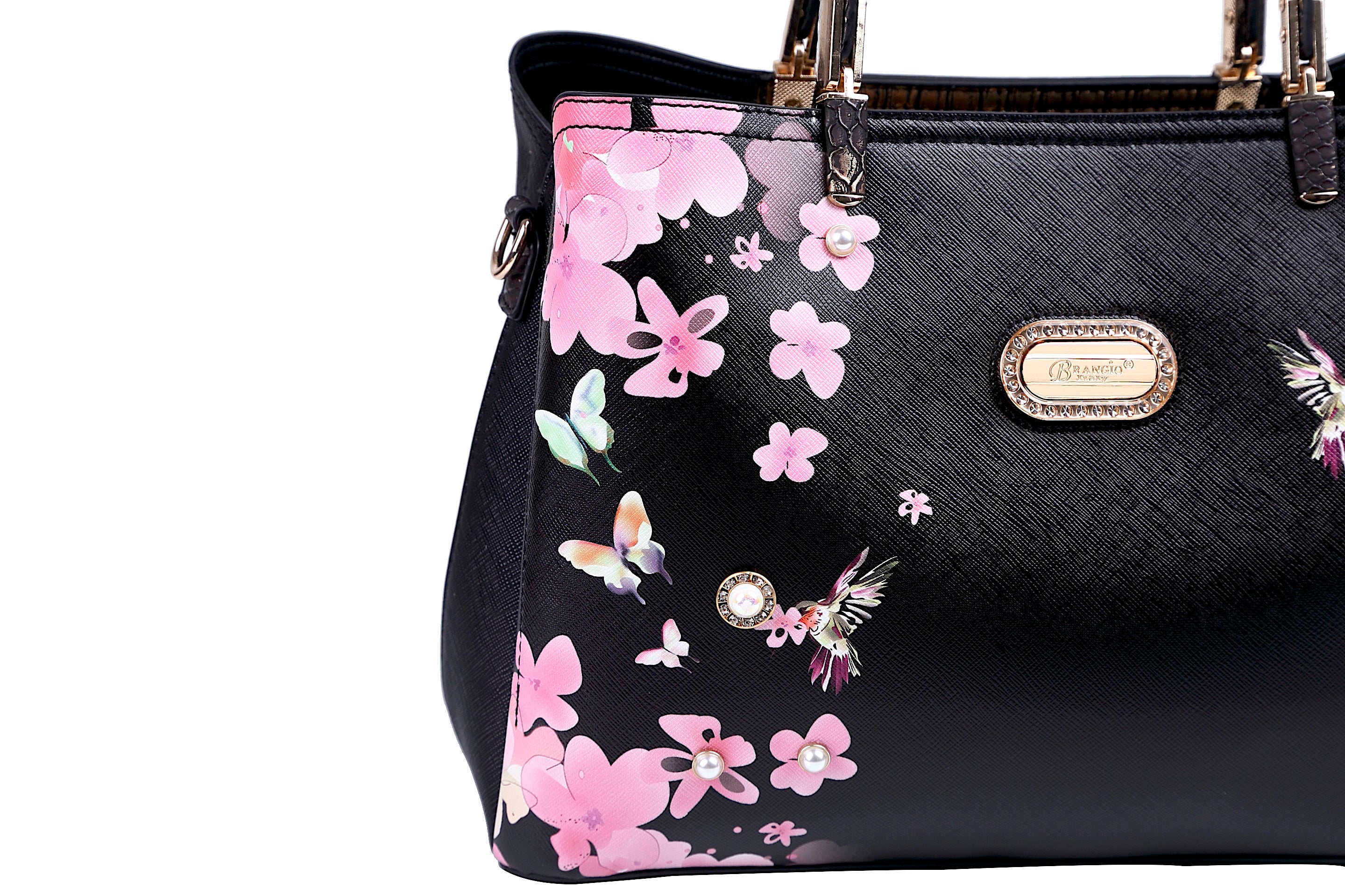 Hummingbird Women's Vintage Sugar Scratch & Stain Resistant Top-Handle Bag - Brangio Italy Co.