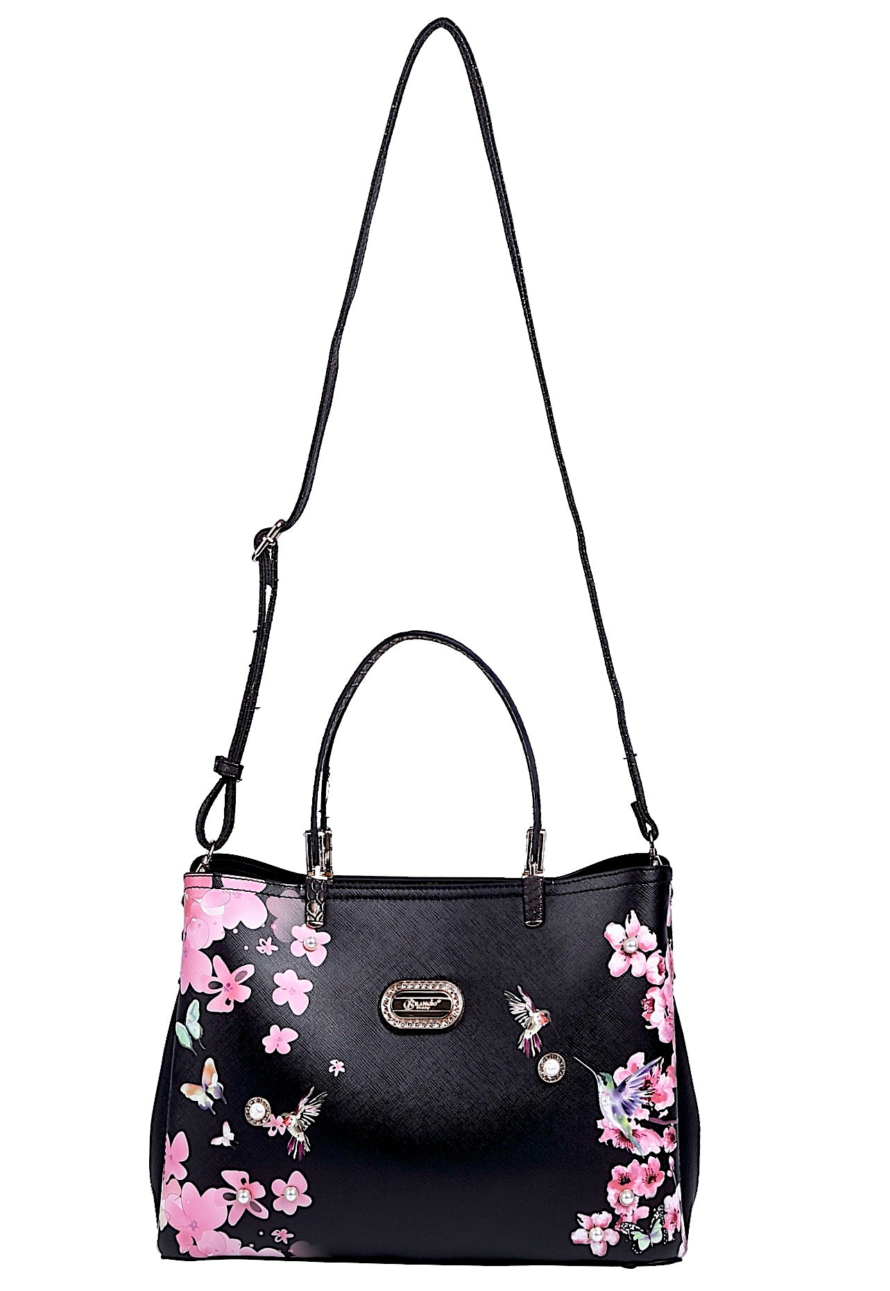 Hummingbird Women's Vintage Sugar Scratch & Stain Resistant Top-Handle Bag - Brangio Italy Co.