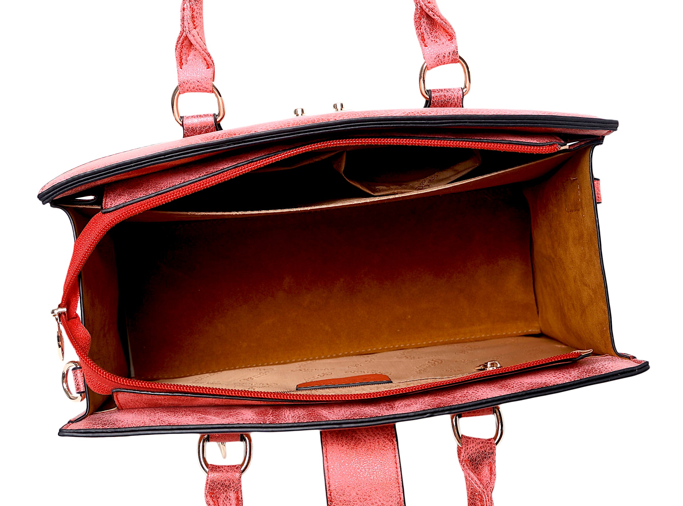 Brangio Luxe Hummingbird Floral Satchel/Wallet Set