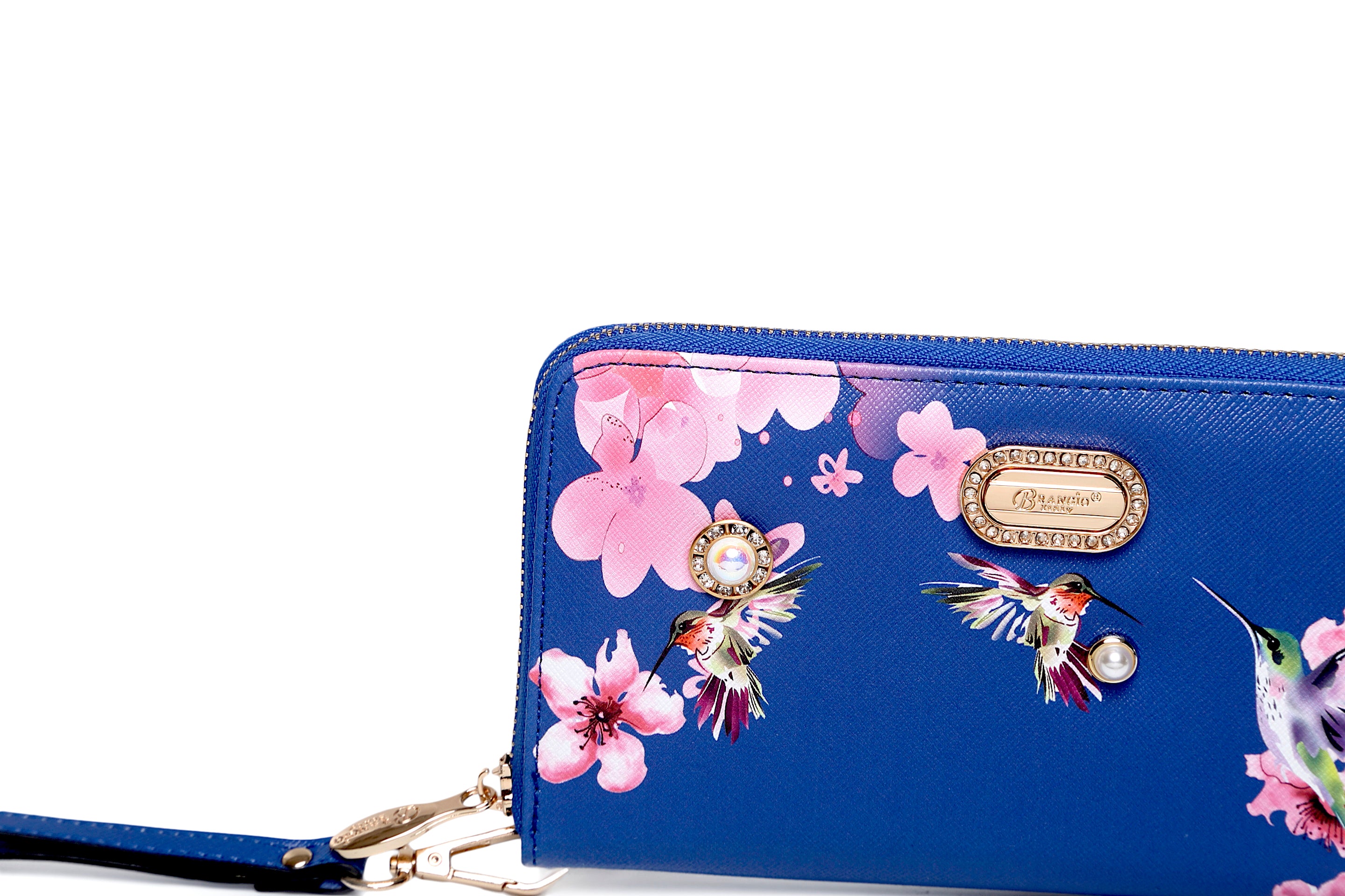 Hummingbird Crystal Laced Vegan Backpack + Wallet