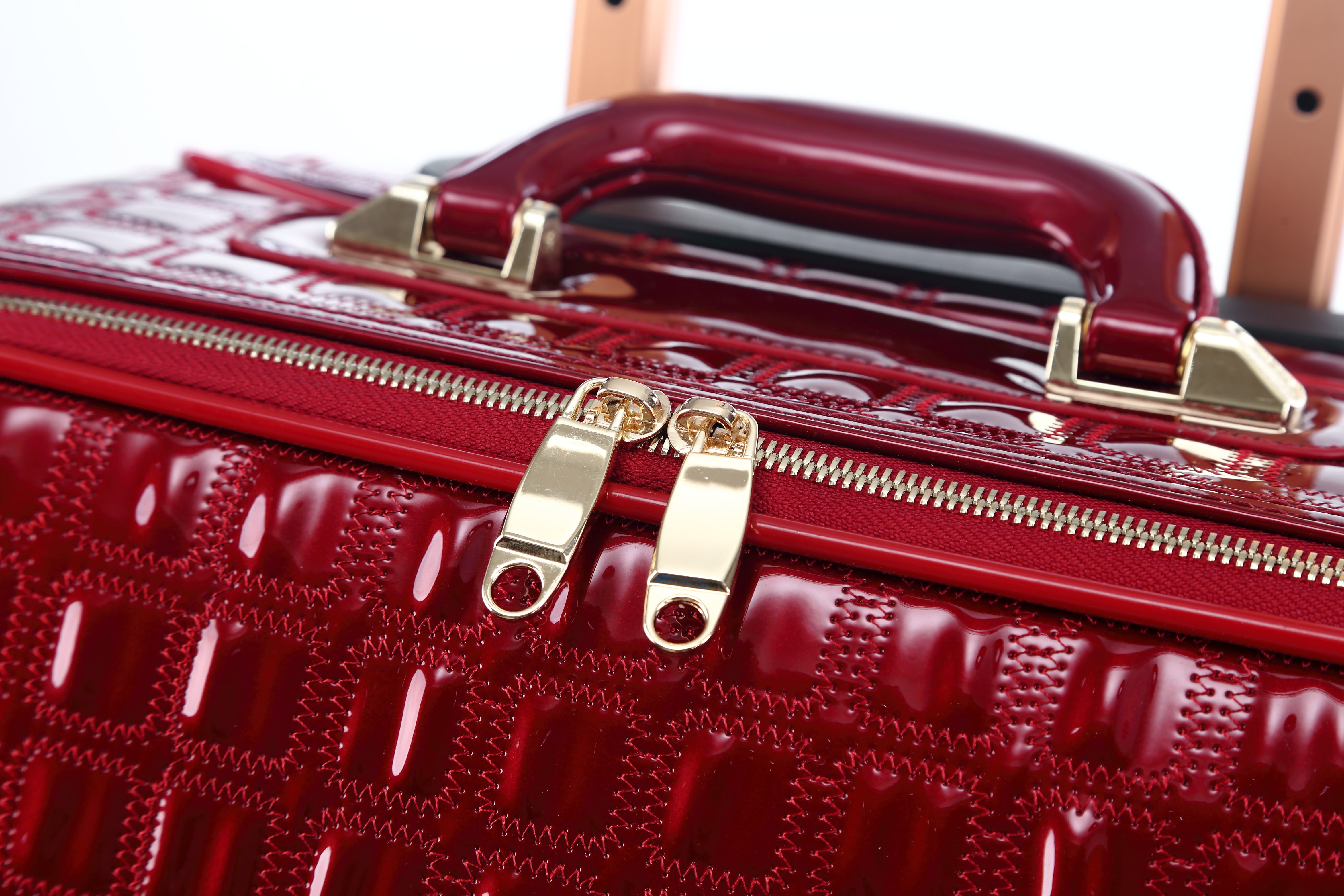 S'Envoler Classy Light Weight Vegan Leather Spinner Luggage