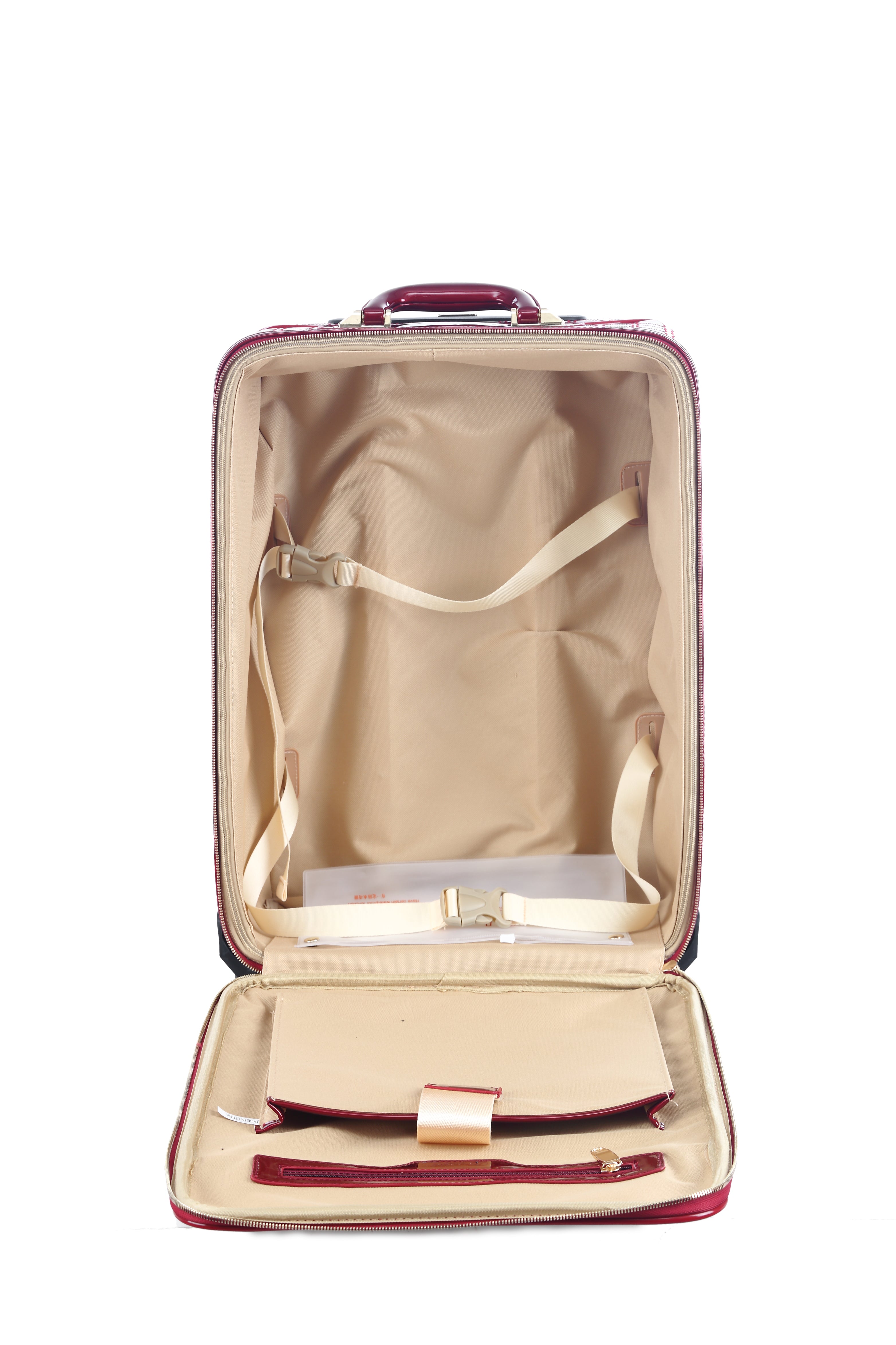 S'Envoler Classy Light Weight Vegan Leather Spinner Luggage