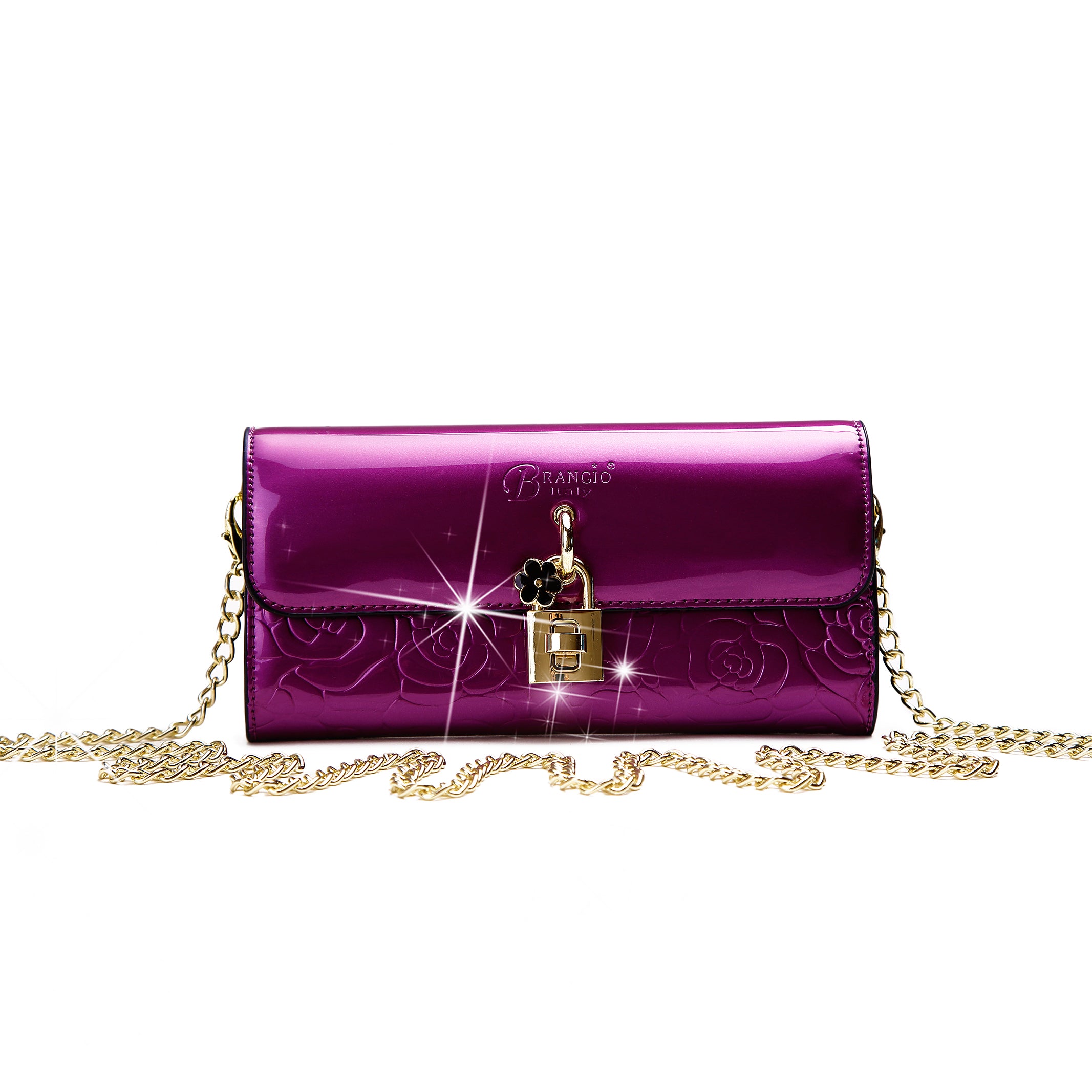 Rosy Lox Crossbody Women Wallet Clutch - Brangio Italy Co.