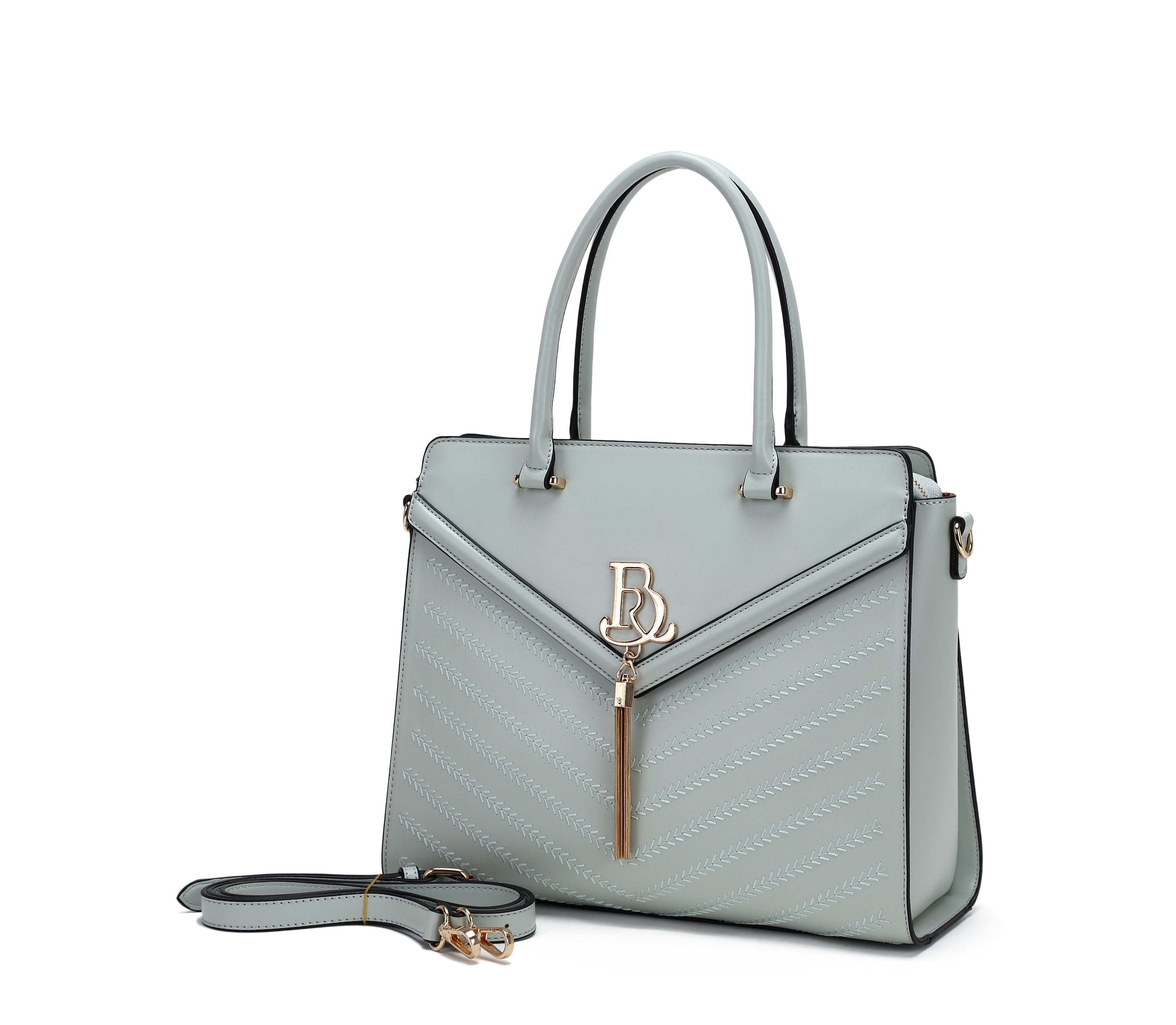 Brangio Italy Structured Satchel Handbag – Elegant Top Handle Crossbody Purse