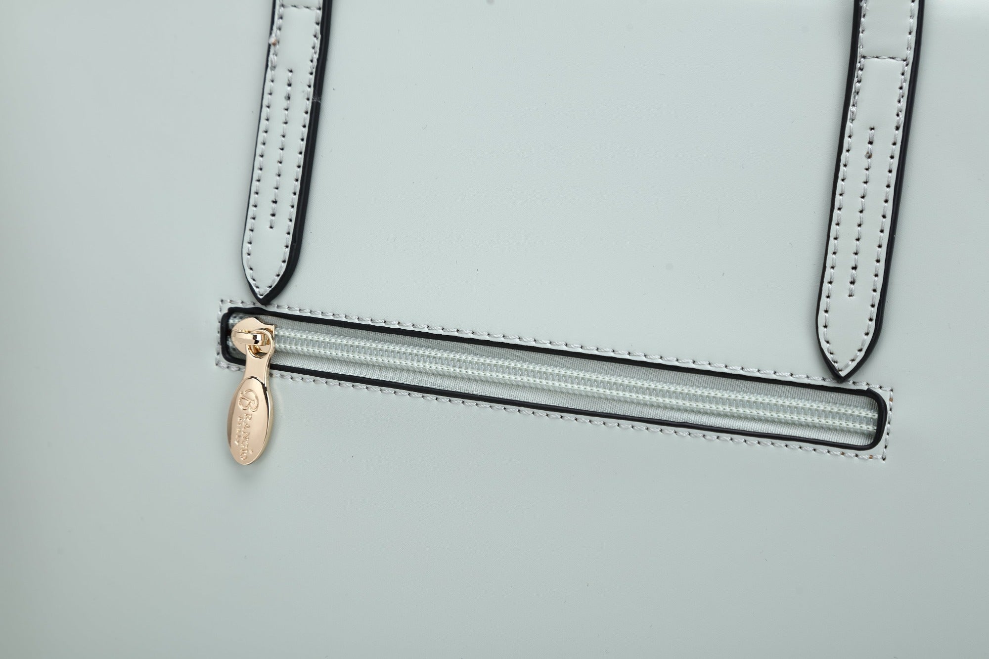 Brangio Italy Elegant Chevron Embossed Tote Bag