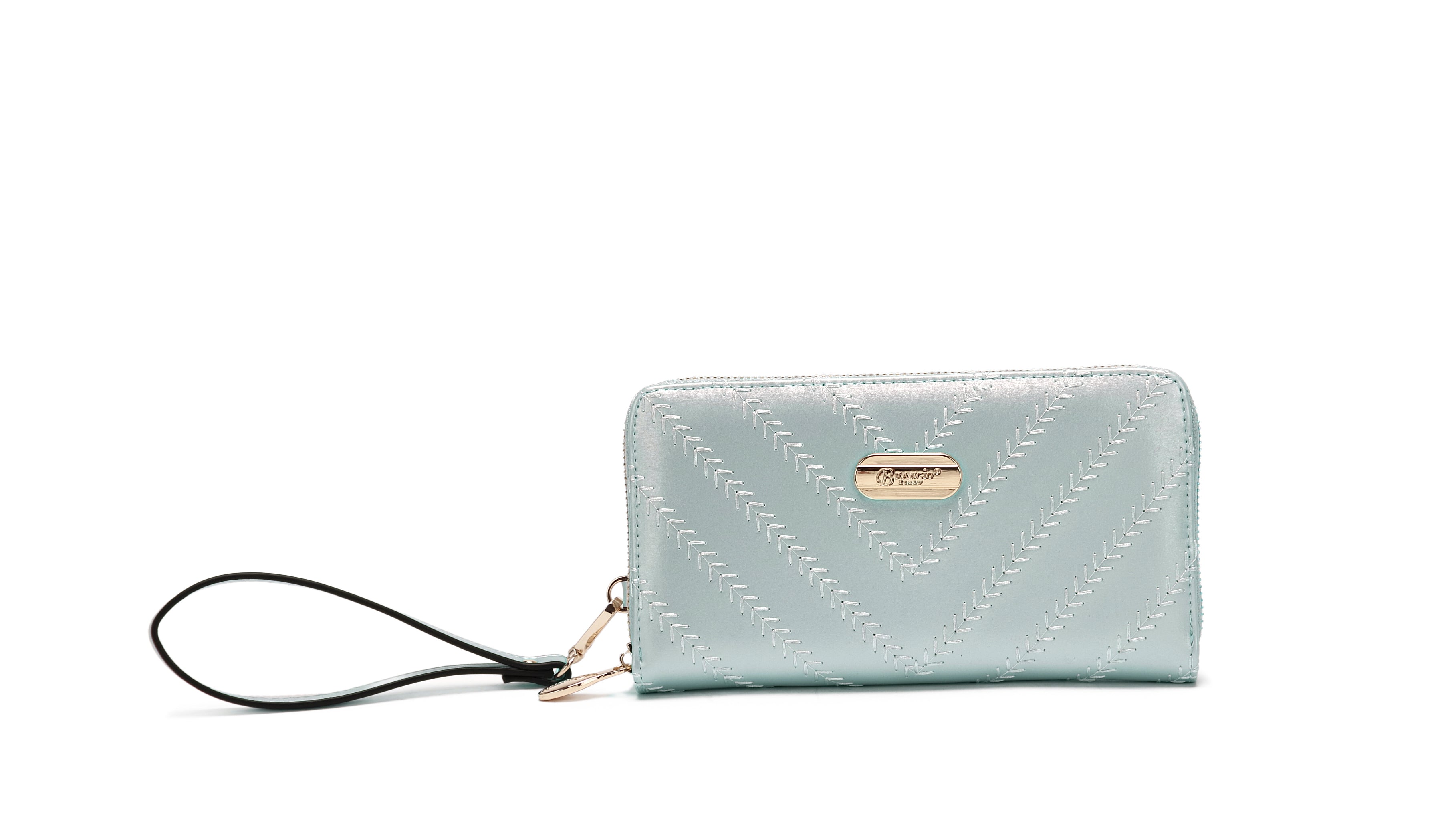Brangio Compact Wristlet Wallet with Elegant Detailing