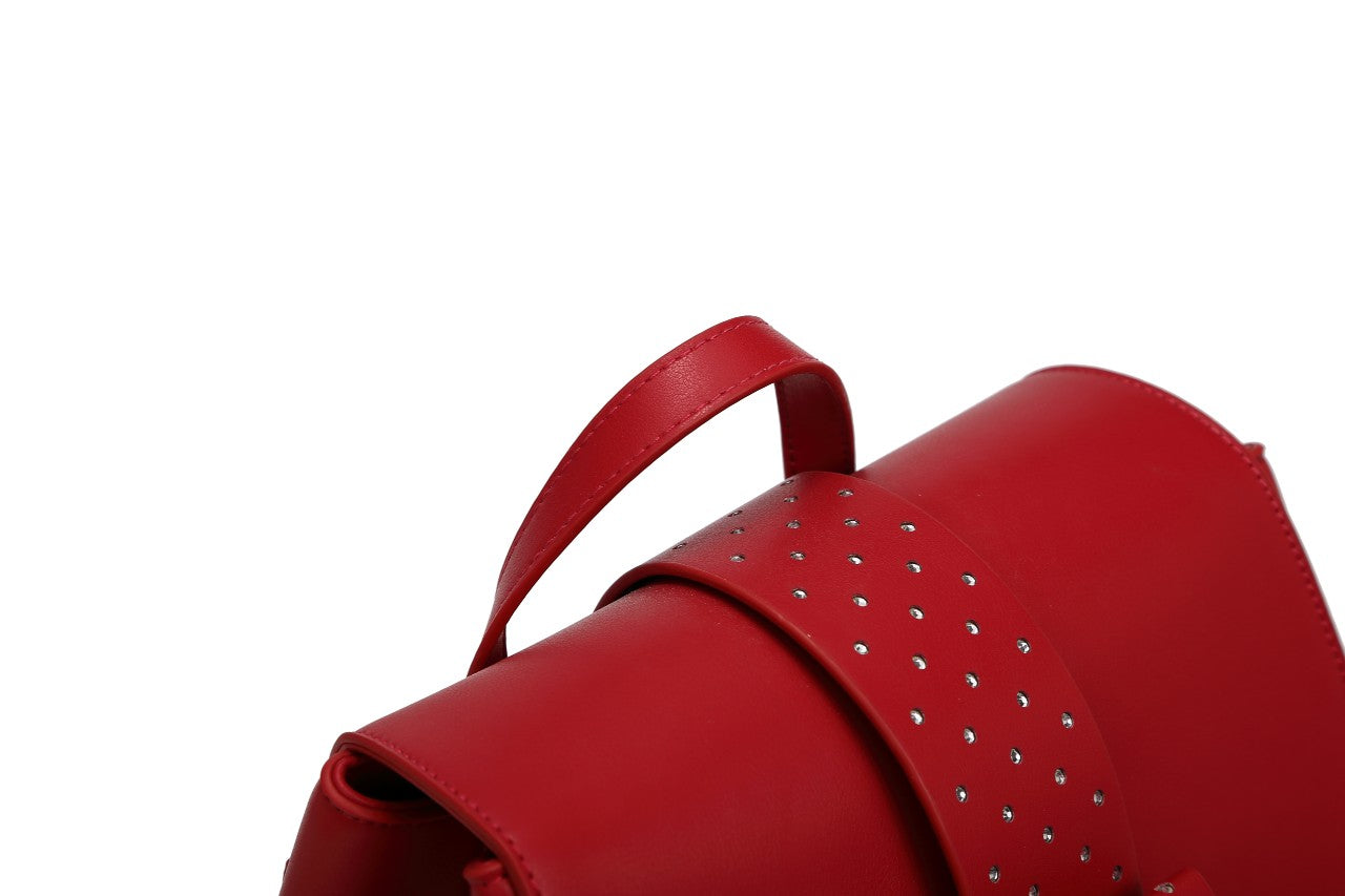 Brangio Italy Glamorous Scarlet Bow Ribbon Romance Backpack