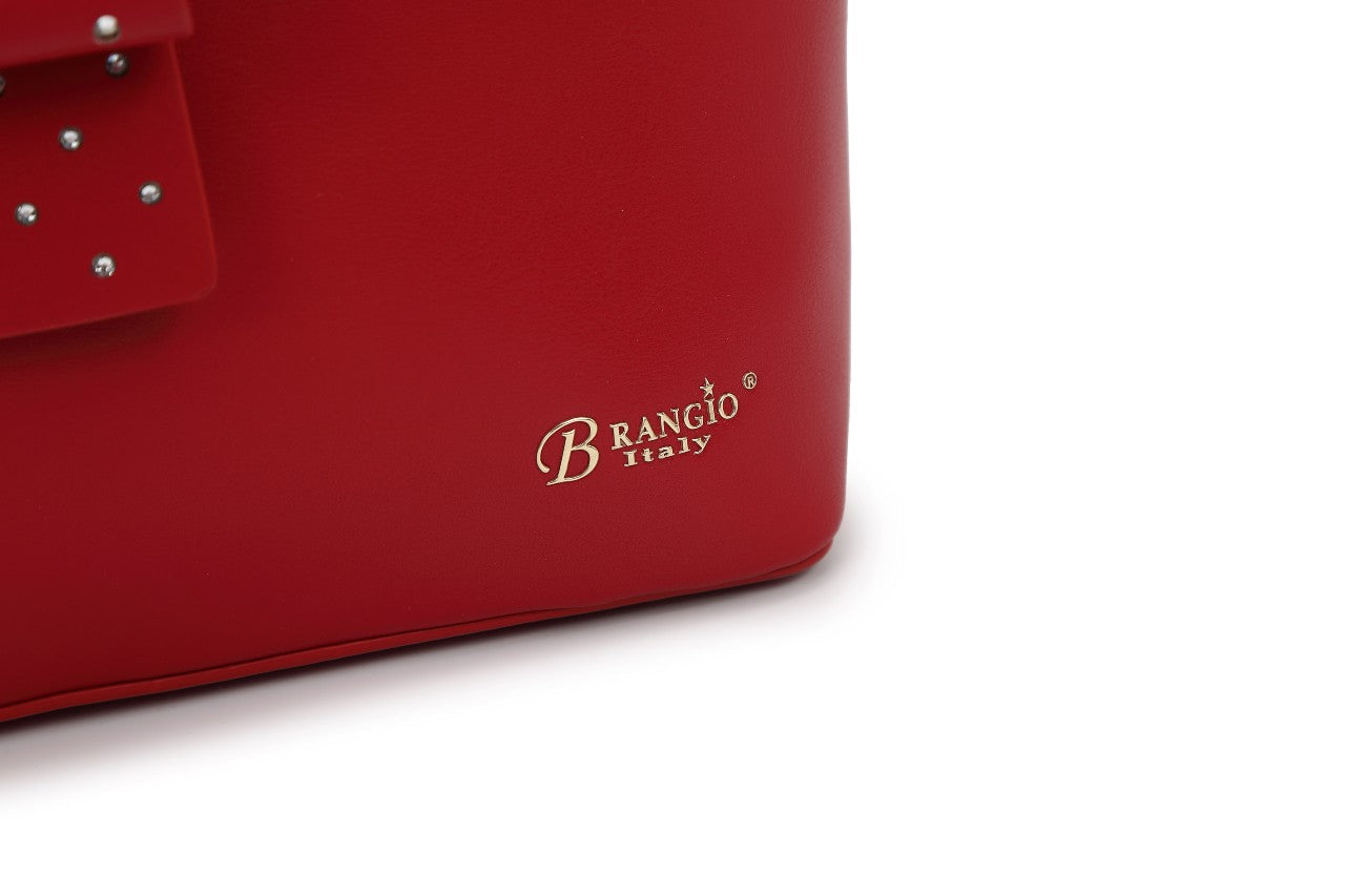Brangio Italy Glamorous Scarlet Bow Ribbon Romance Backpack