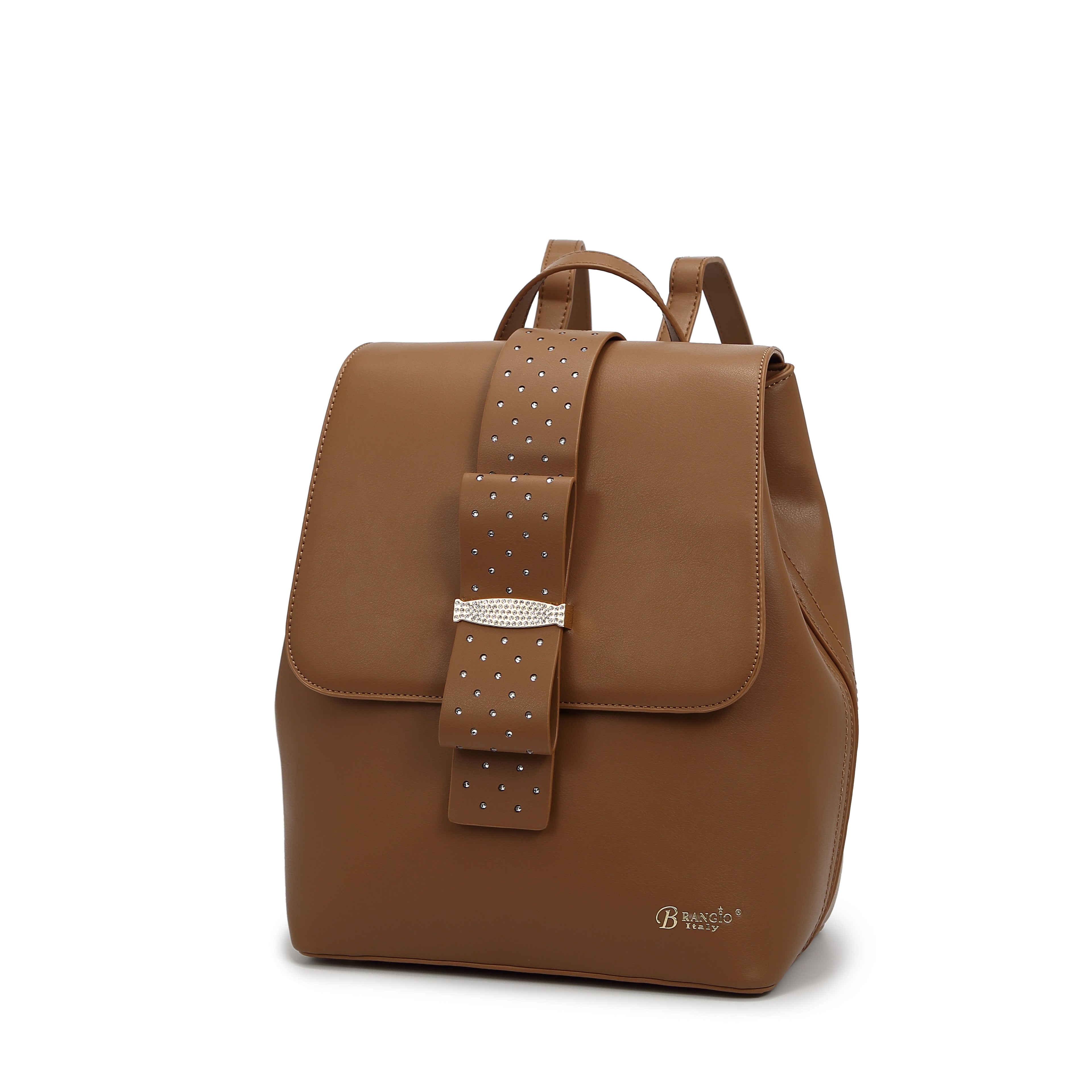 Brangio Italy Glamorous Scarlet Bow Ribbon Romance Backpack
